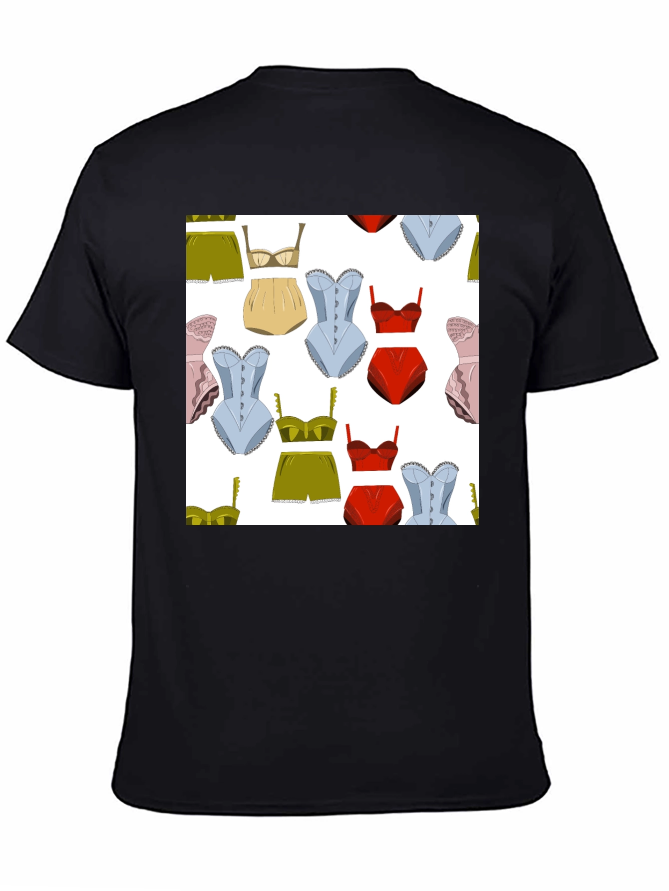 Novelty Underwear Pattern T-Shirt