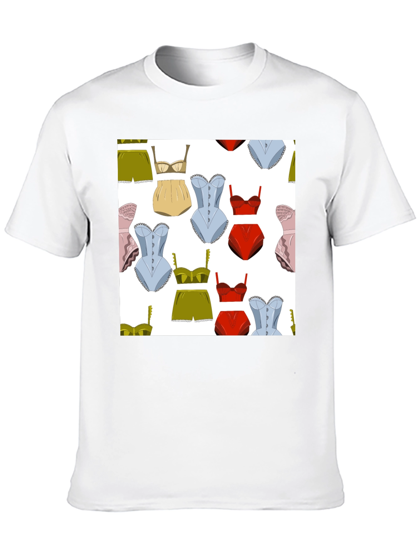 Novelty Underwear Pattern T-Shirt