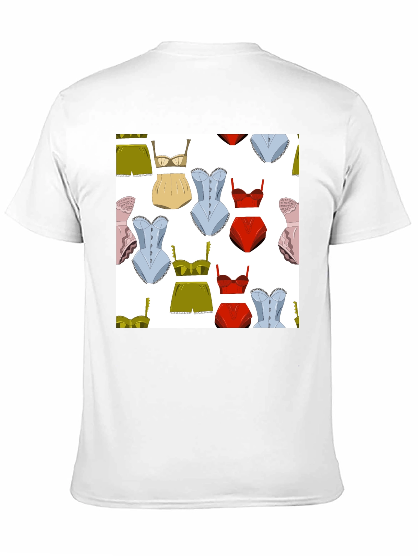 Novelty Underwear Pattern T-Shirt