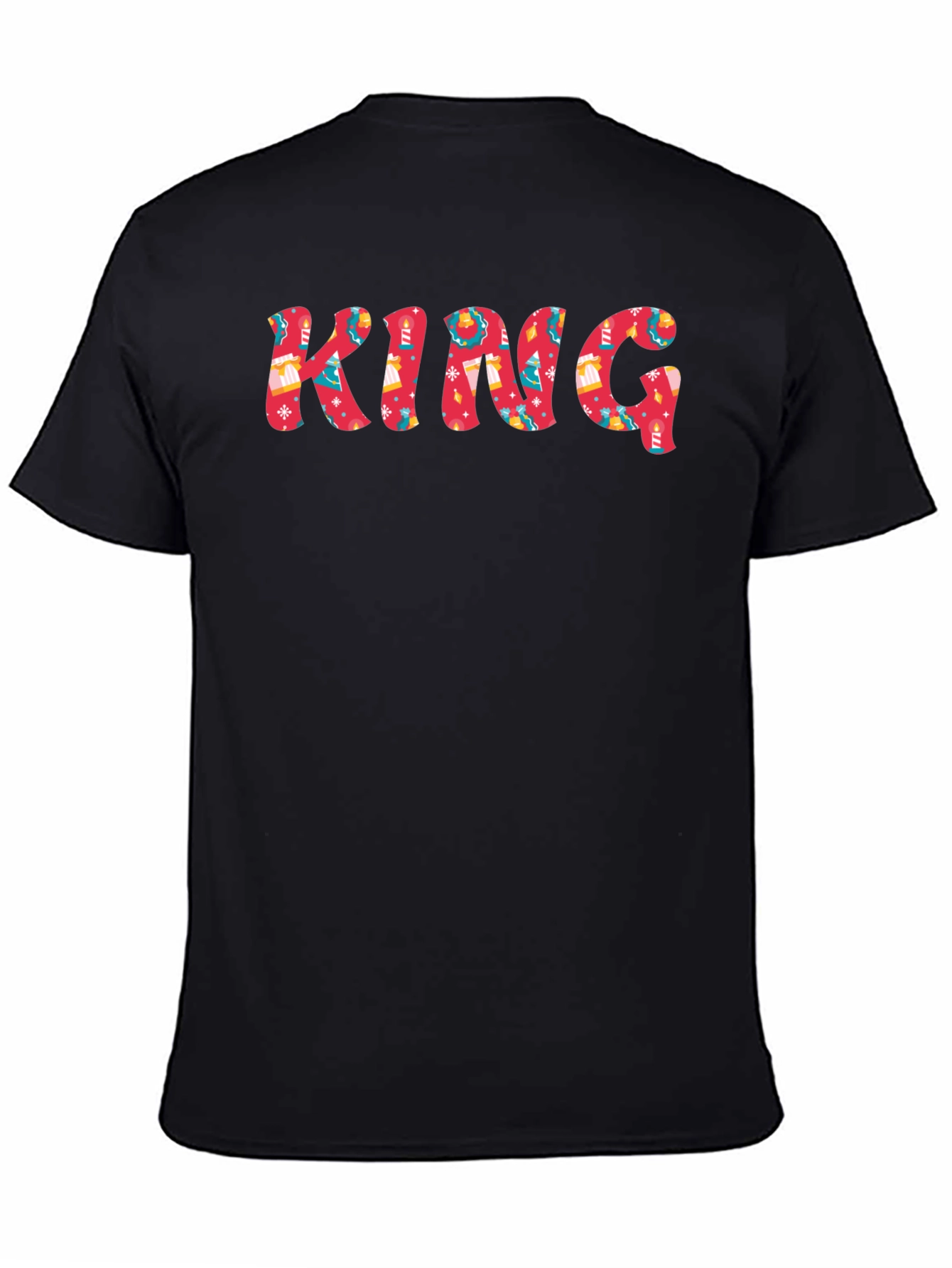 Holiday King Graphic Tee - Festive Christmas Design
