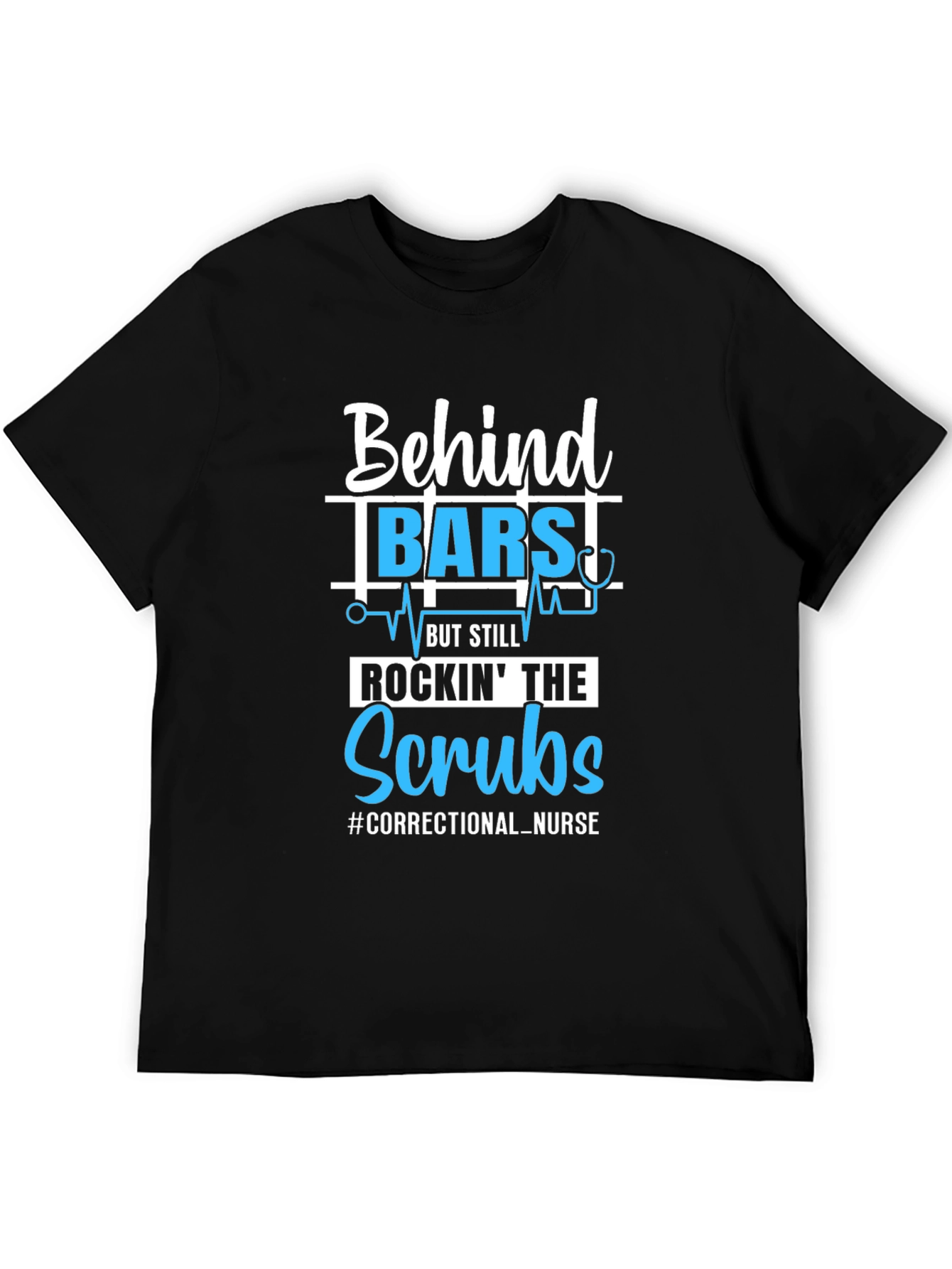 Correctional Nurse T-Shirt Behind Bars