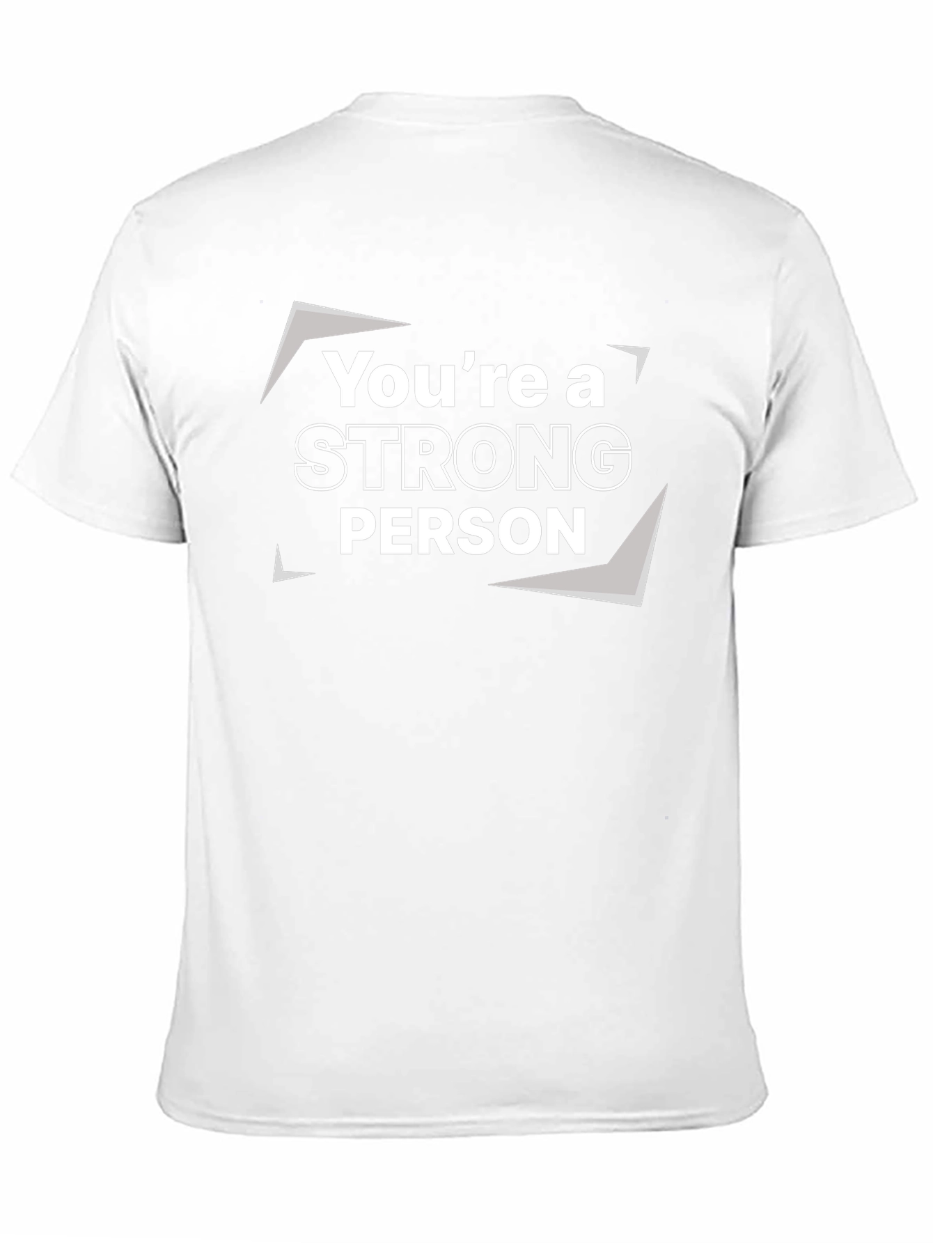 Youre a Strong Person Black T-Shirt