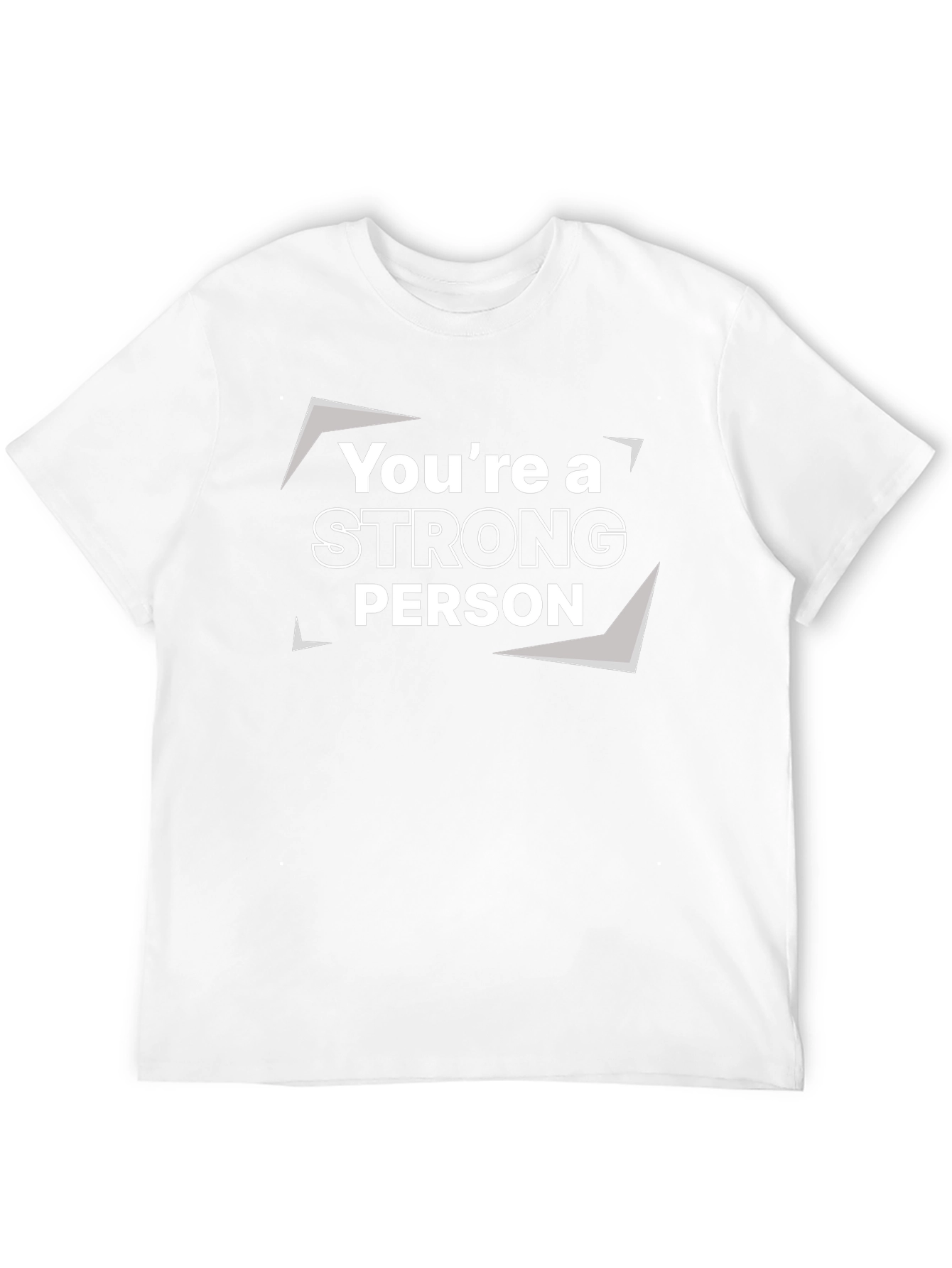 Youre a Strong Person Black T-Shirt