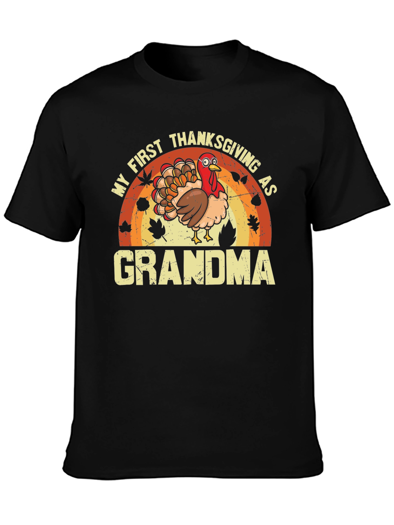 My First Thanksgiving As Grandma Turkey T-Shirt