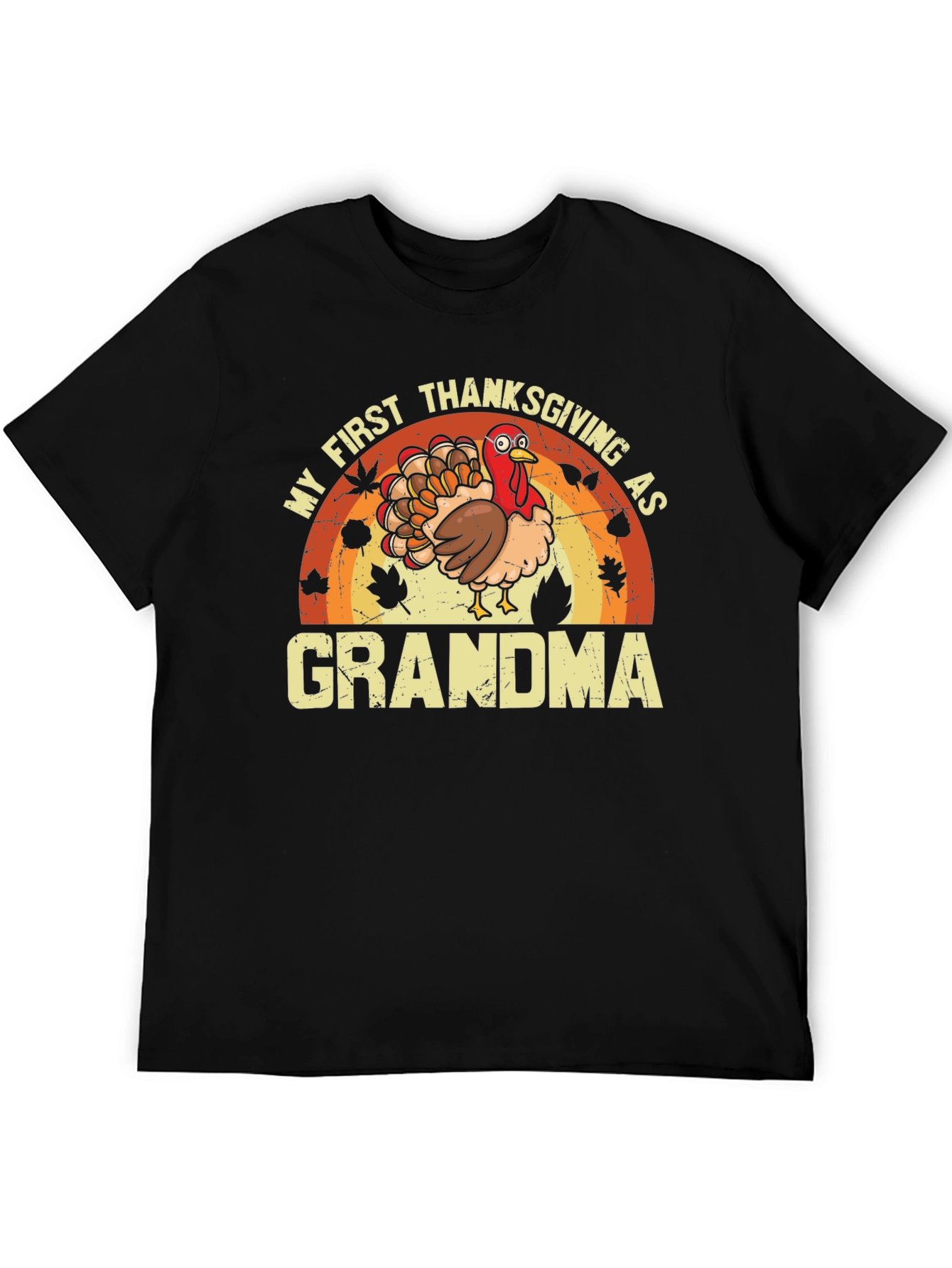 My First Thanksgiving As Grandma Turkey T-Shirt