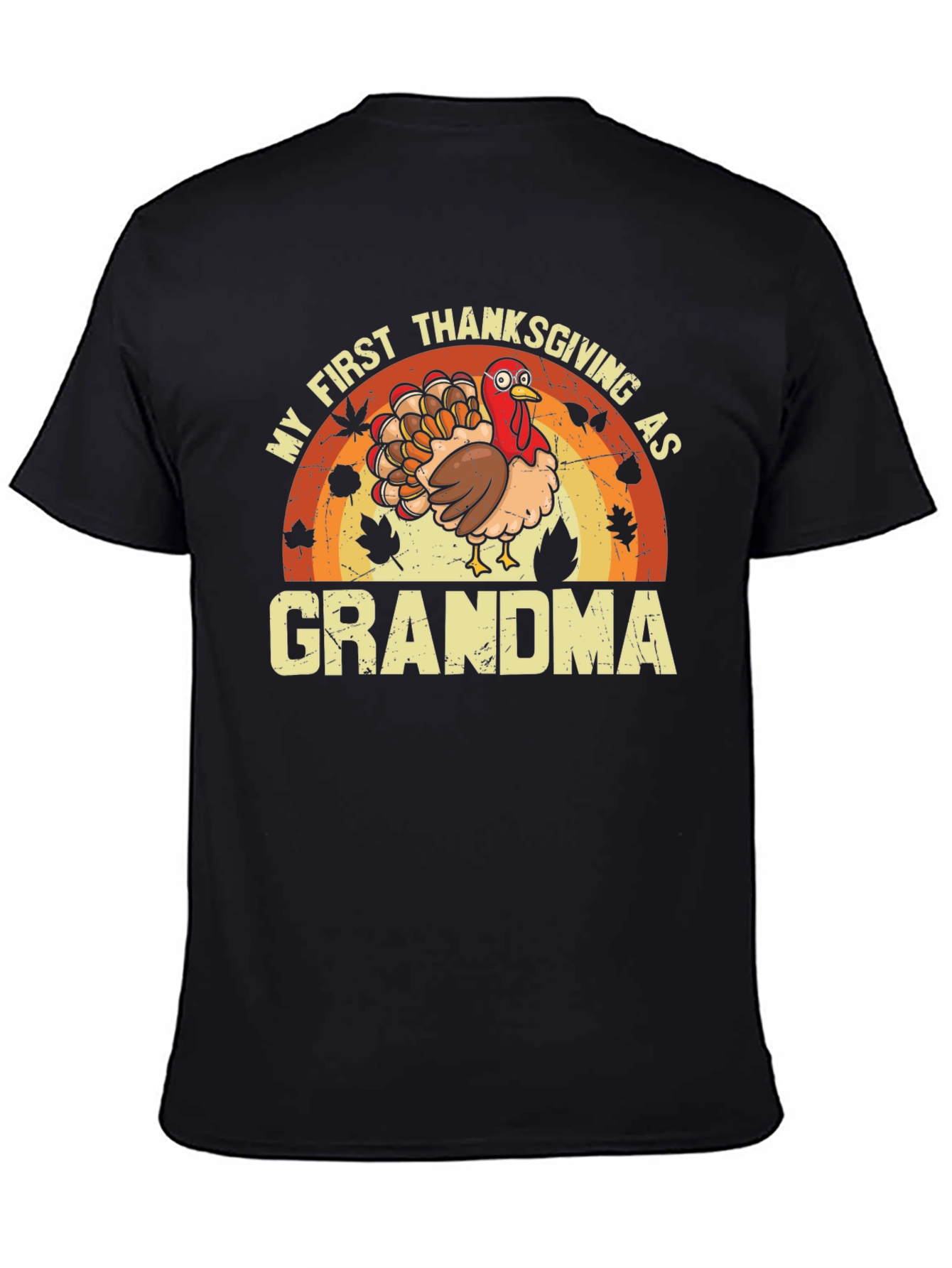 My First Thanksgiving As Grandma Turkey T-Shirt