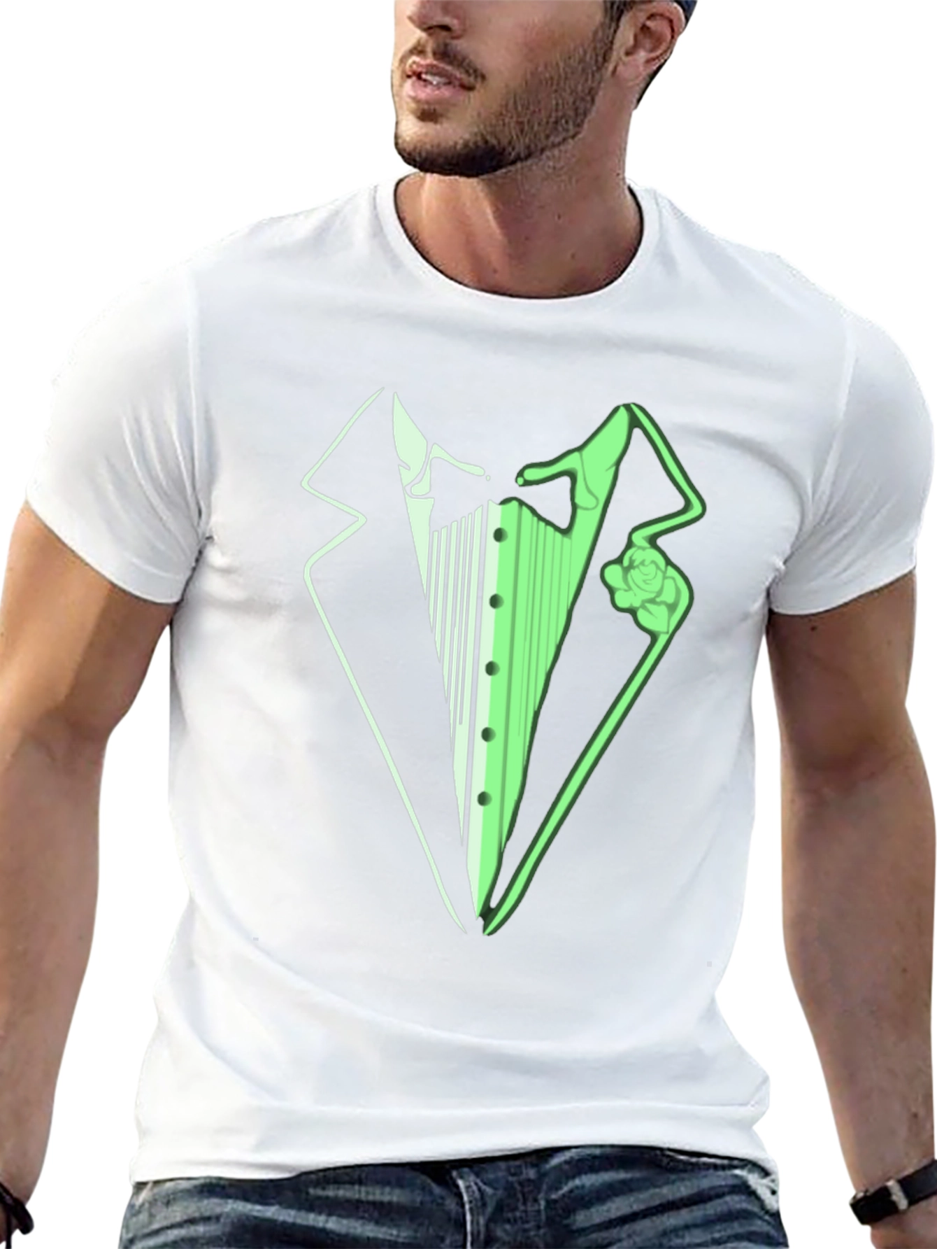 Tuxedo T-Shirt - Novelty Formal Wear Tee