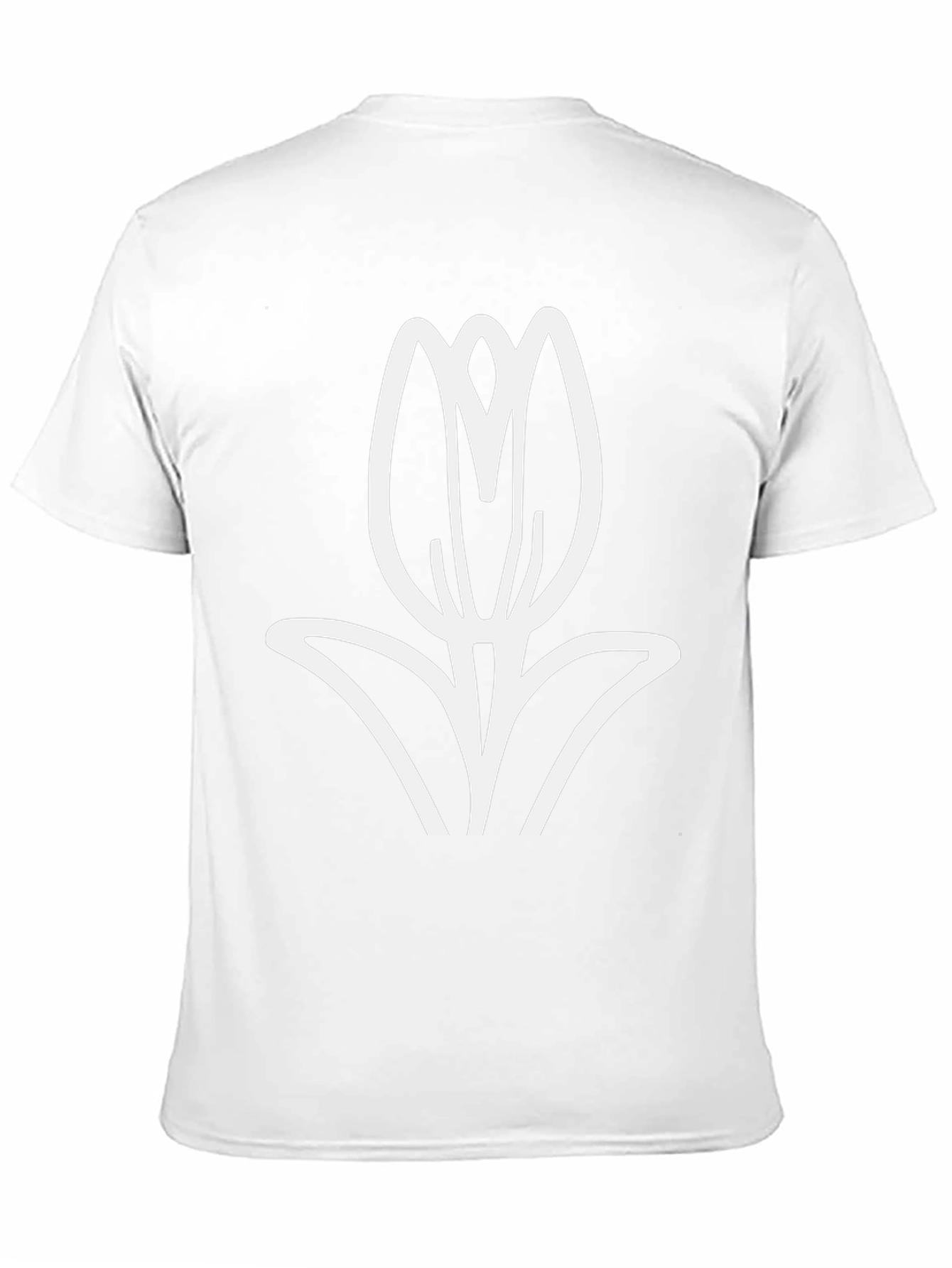 Black Tulip Graphic Tee - Stylish & Comfortable