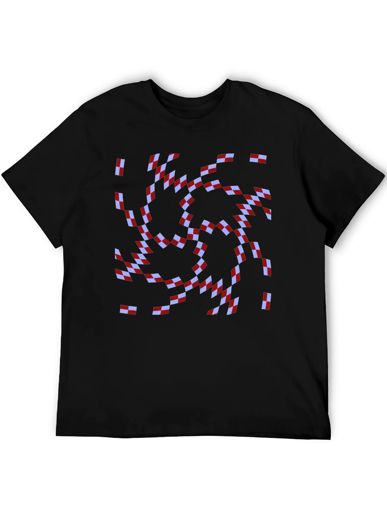 Optical Illusion Spiral Graphic Tee