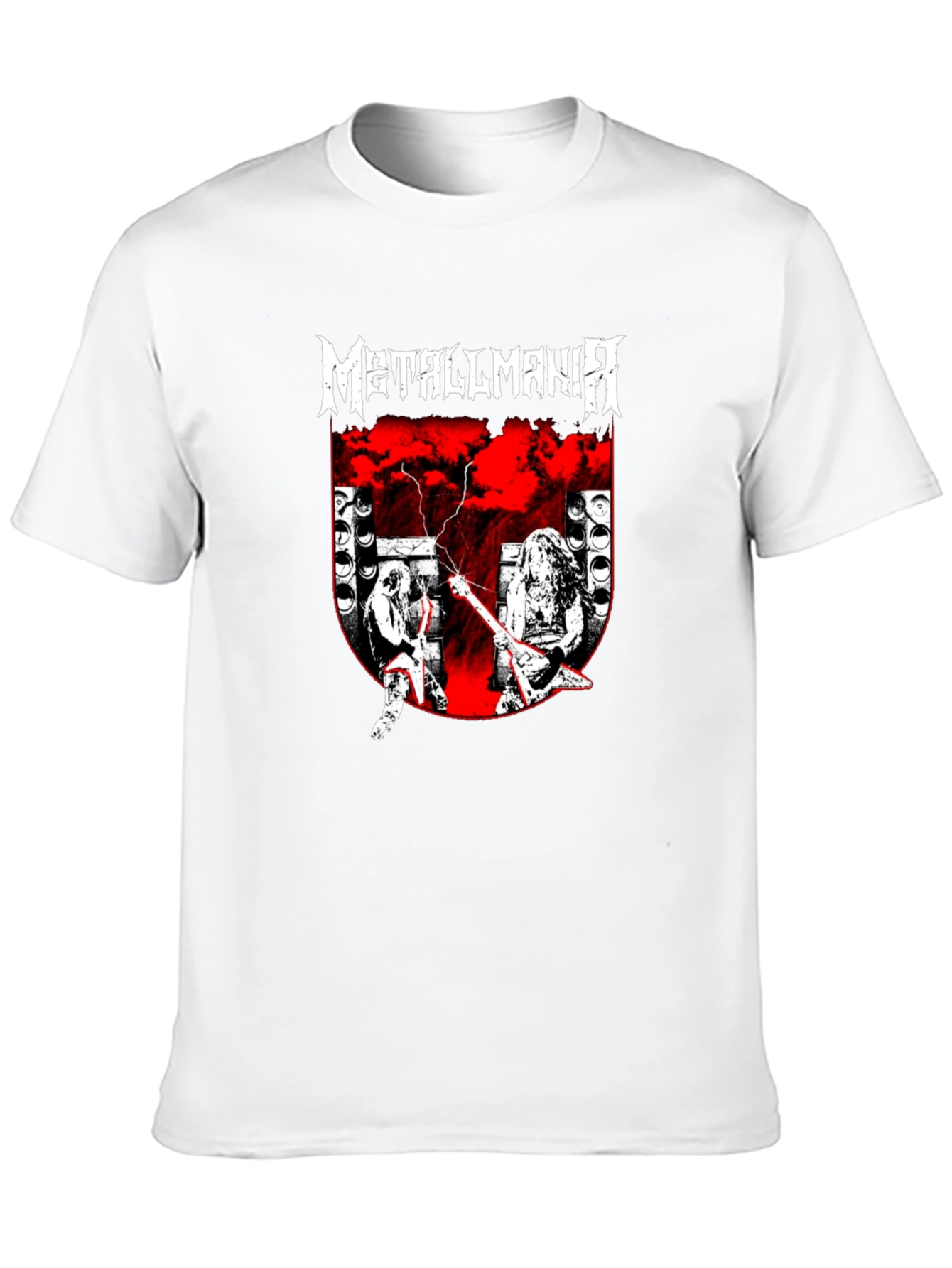 Metallmania Band Tee - Black Heavy Metal Concert T-Shirt