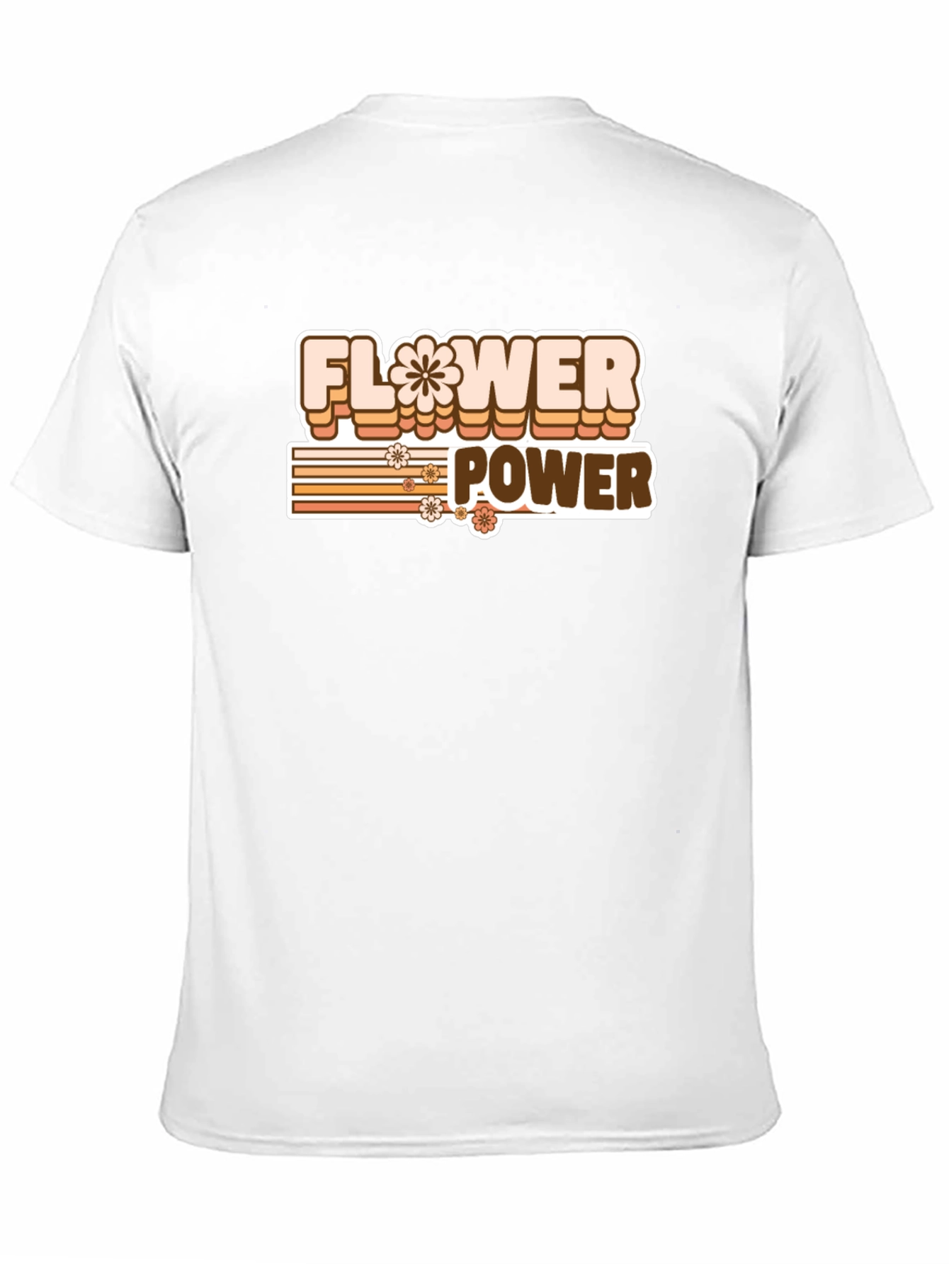 Retro Flower Power Graphic T-Shirt