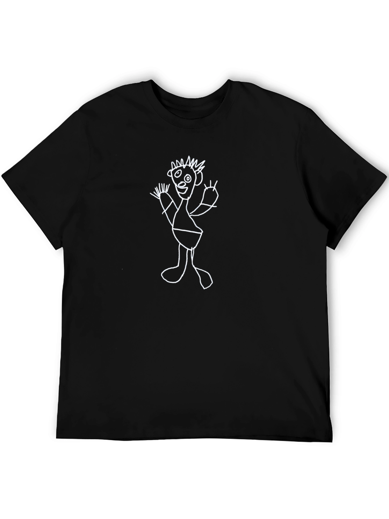 Funny Cartoon Graphic Print Tee
