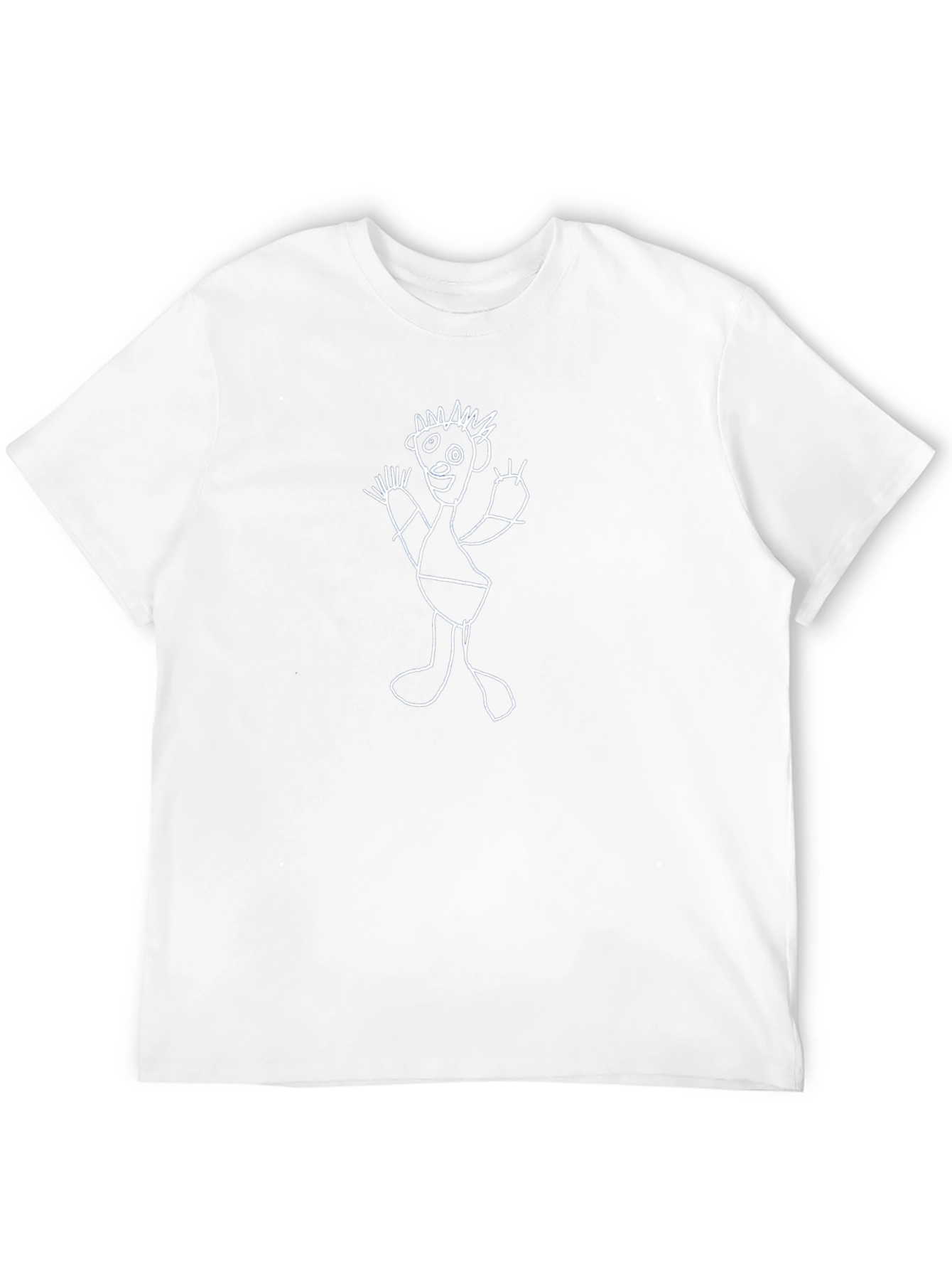 Funny Cartoon Graphic Print Tee