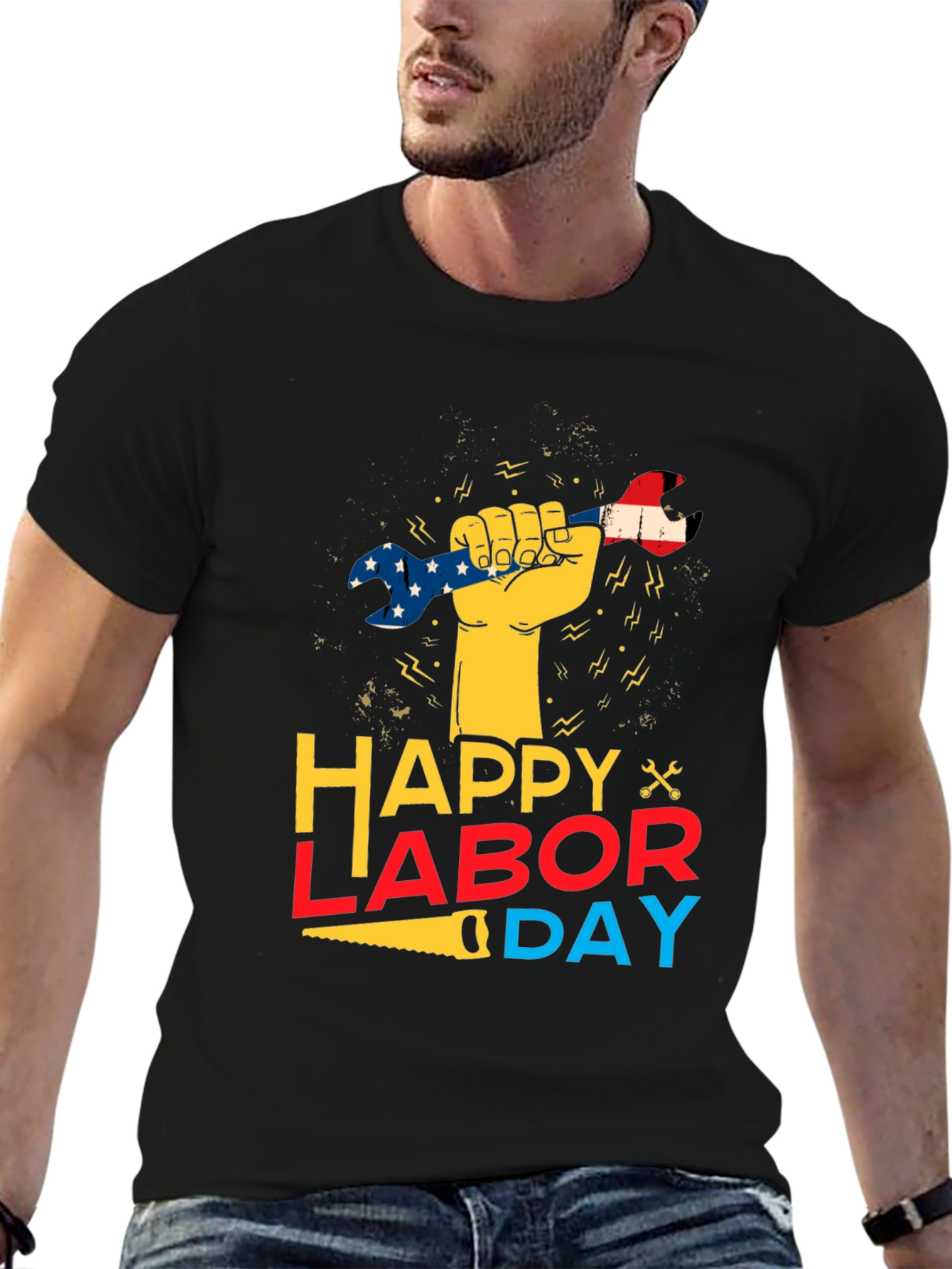 Happy Labor Day Graphic T-Shirt