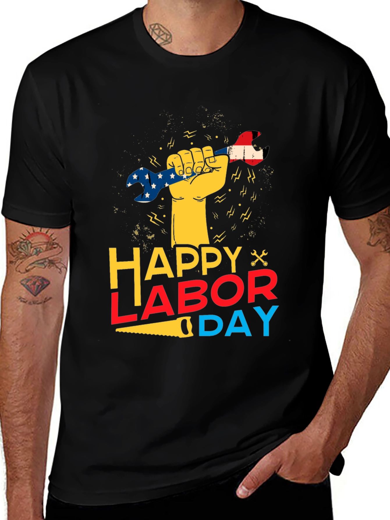 Happy Labor Day Graphic T-Shirt