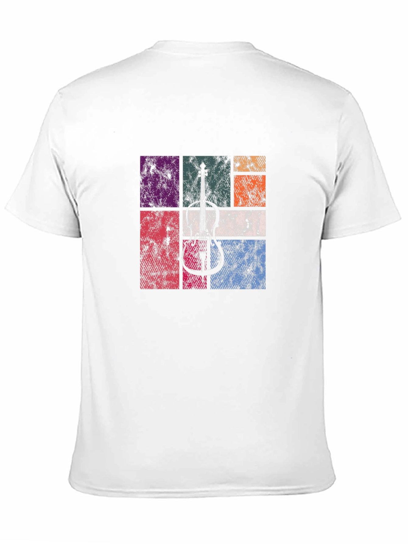Retro Guitar Graphic Tee - Black