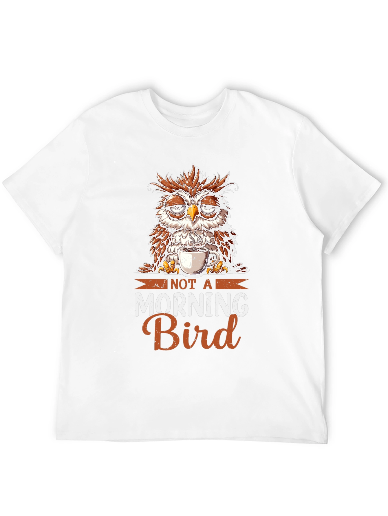 Not a Morning Bird Owl T-Shirt