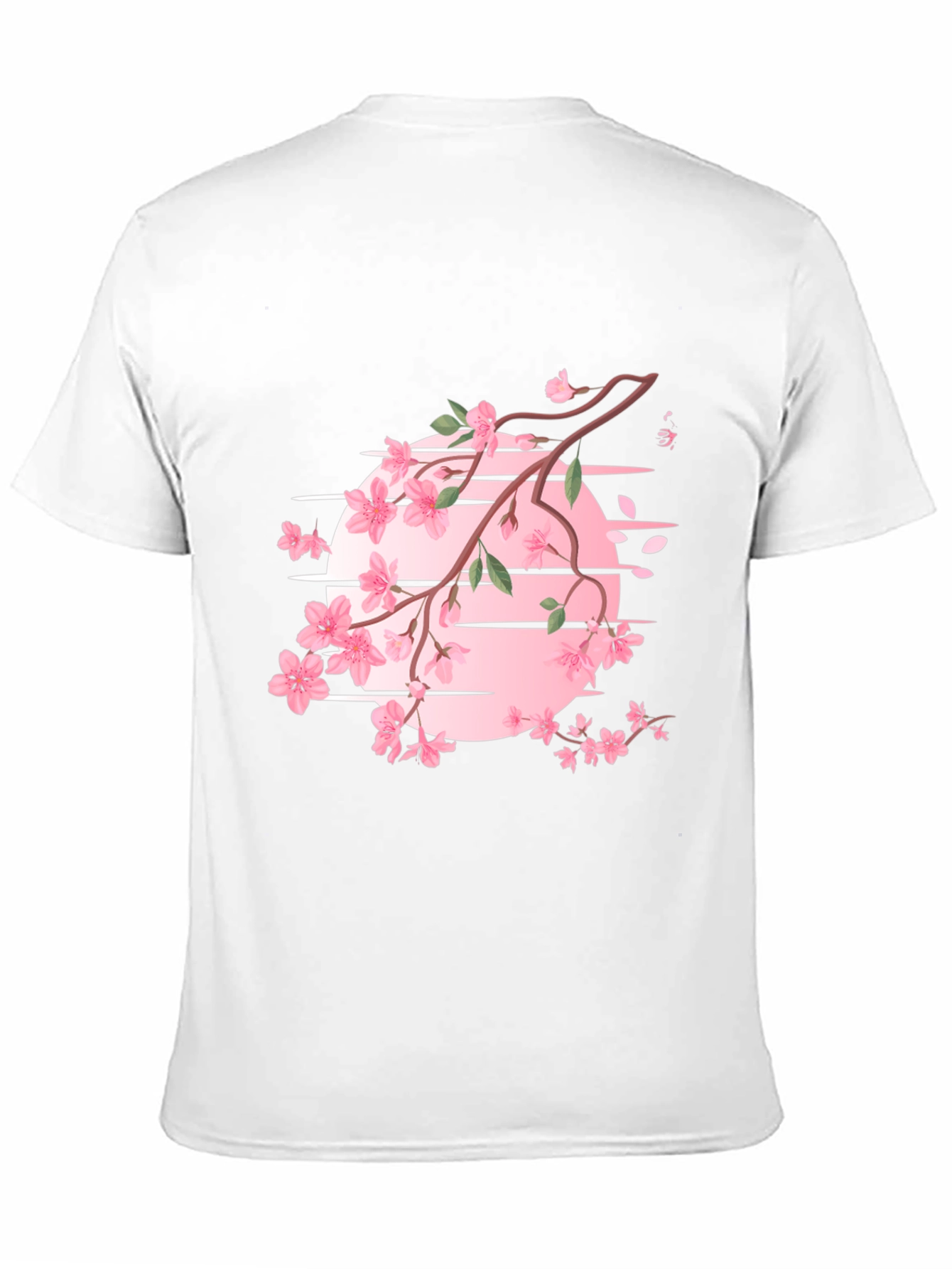 Cherry Blossom Graphic T-Shirt - Black