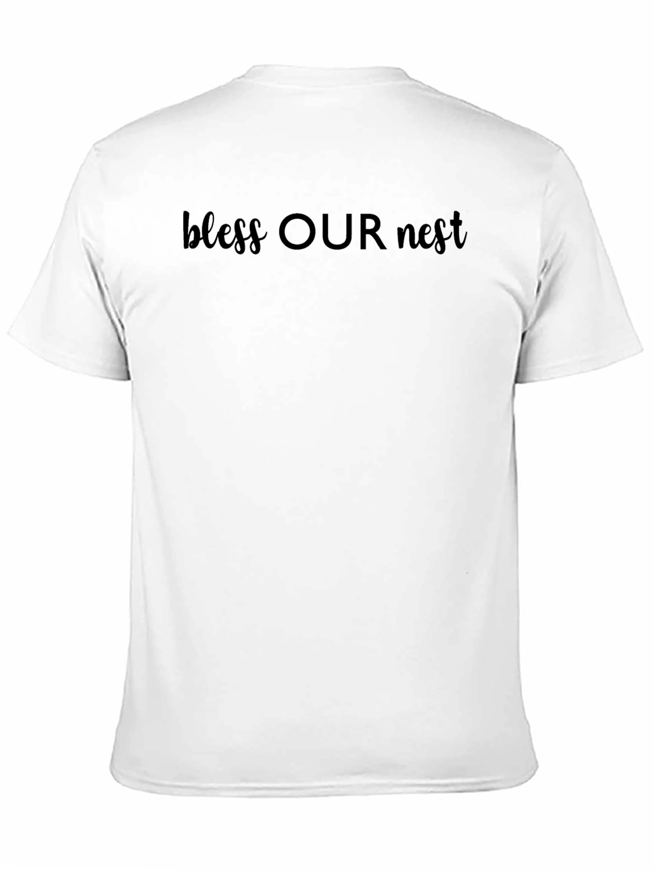 Bless Our Nest Black Graphic Tee