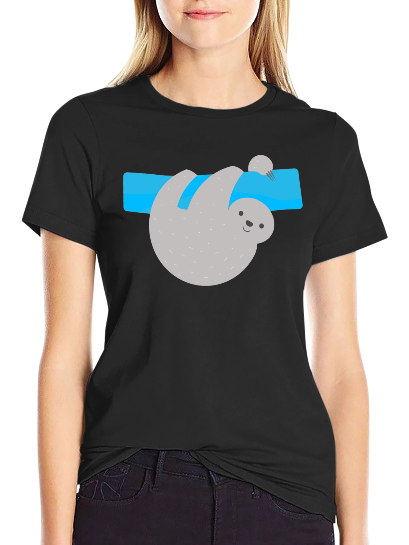 Sloth Graphic Tee - Relaxed Fit