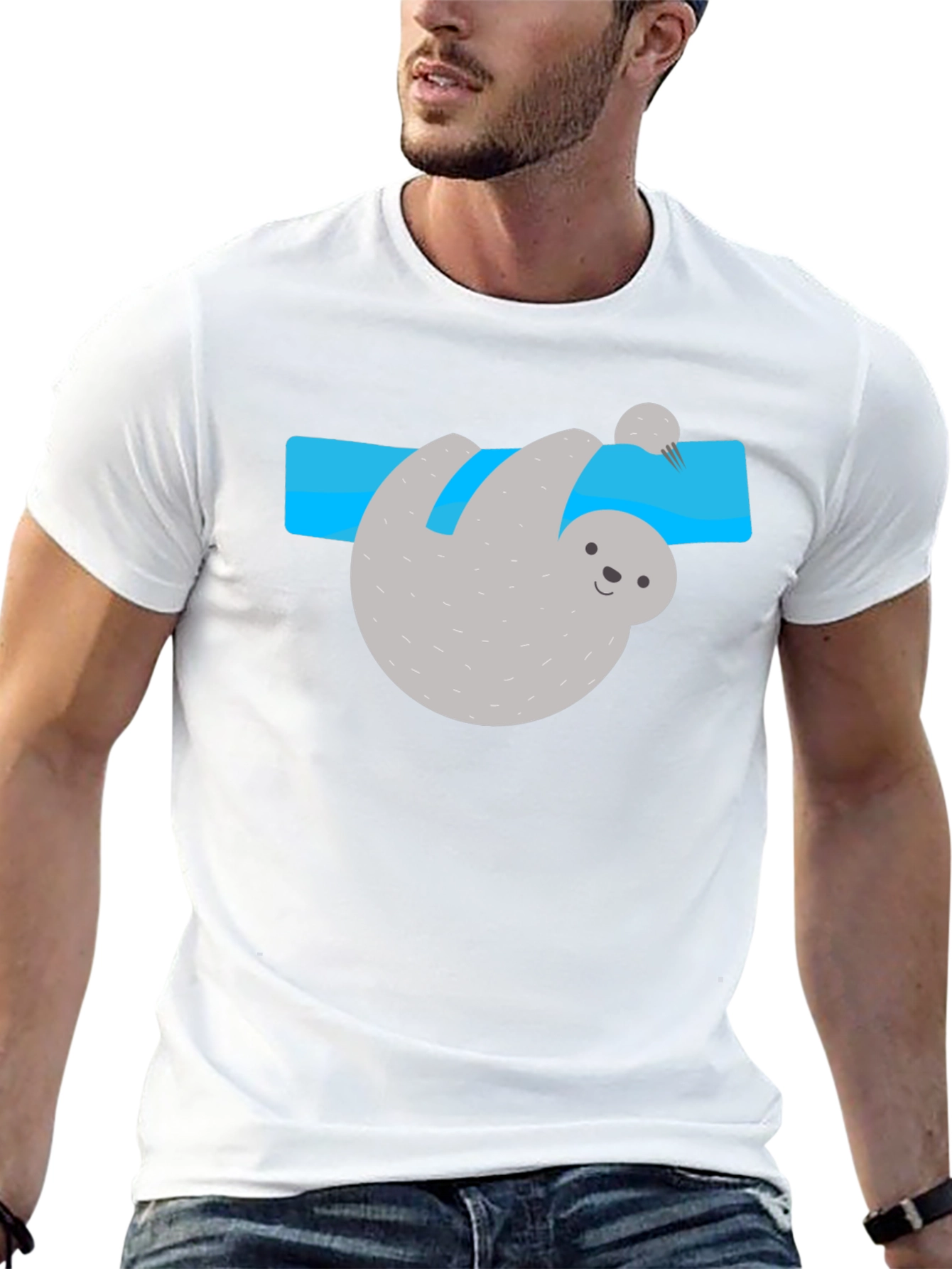 Sloth Graphic Tee - Relaxed Fit