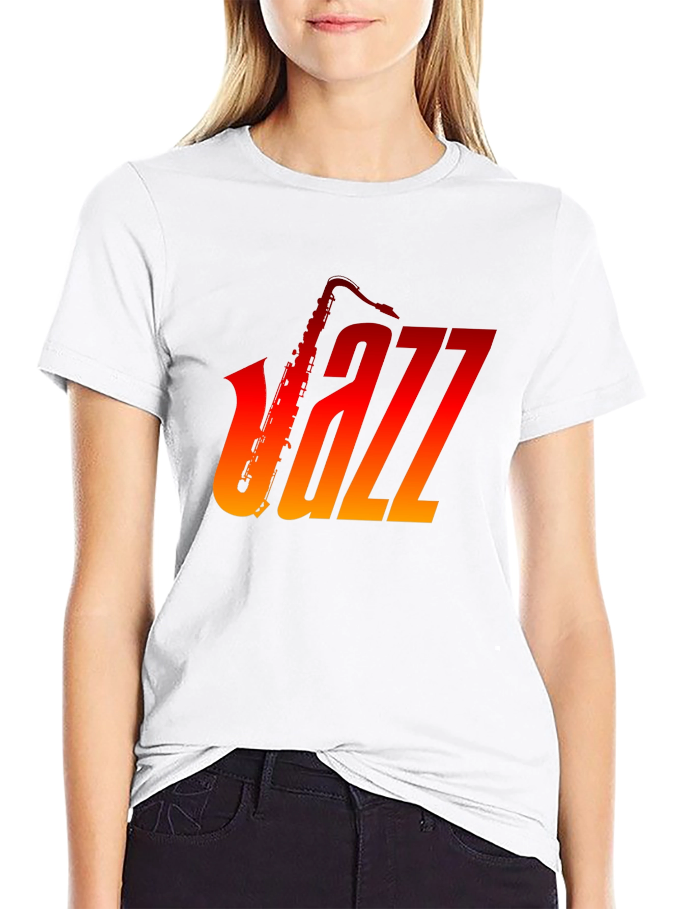 Jazz Saxophone Graphic T-Shirt - Music Lover Tee