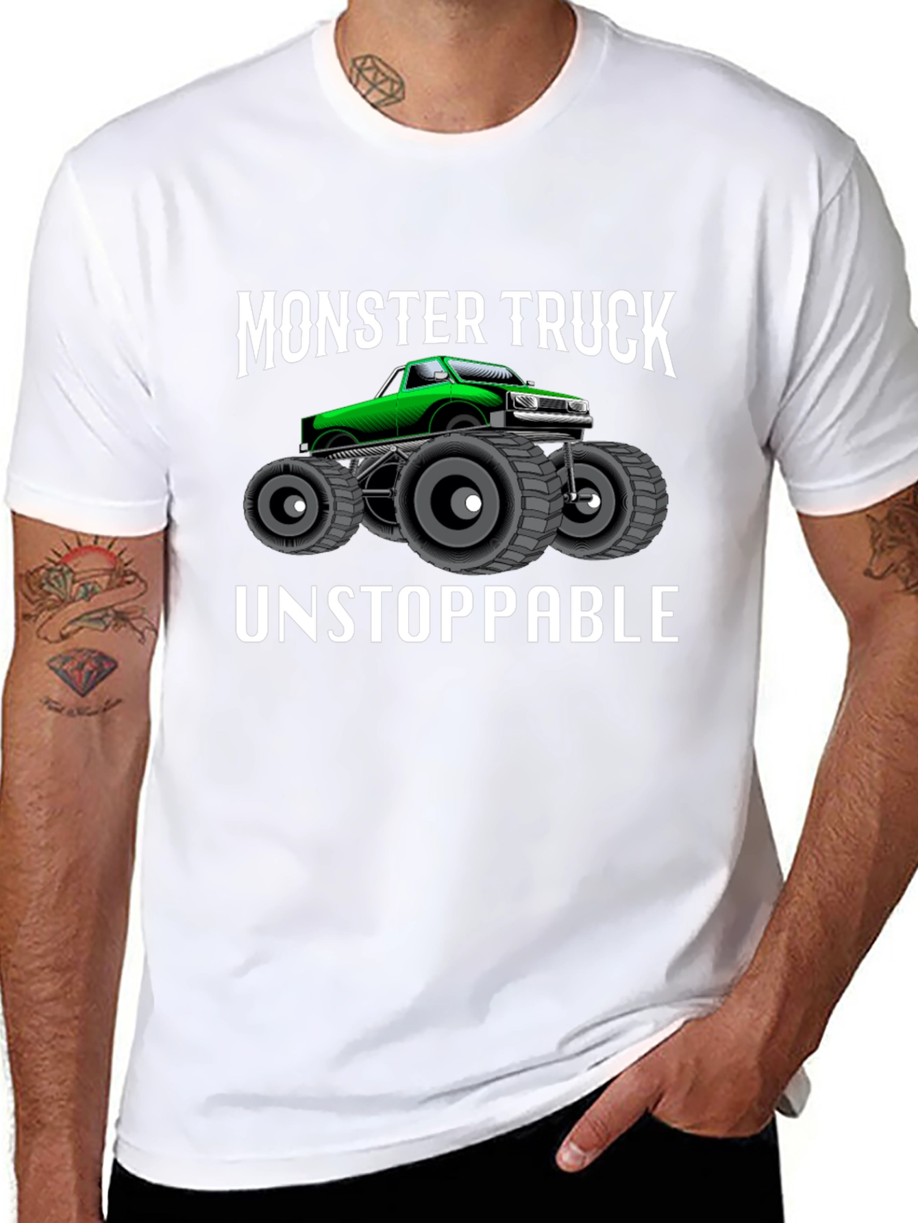Monster Truck Unstoppable Graphic Tee