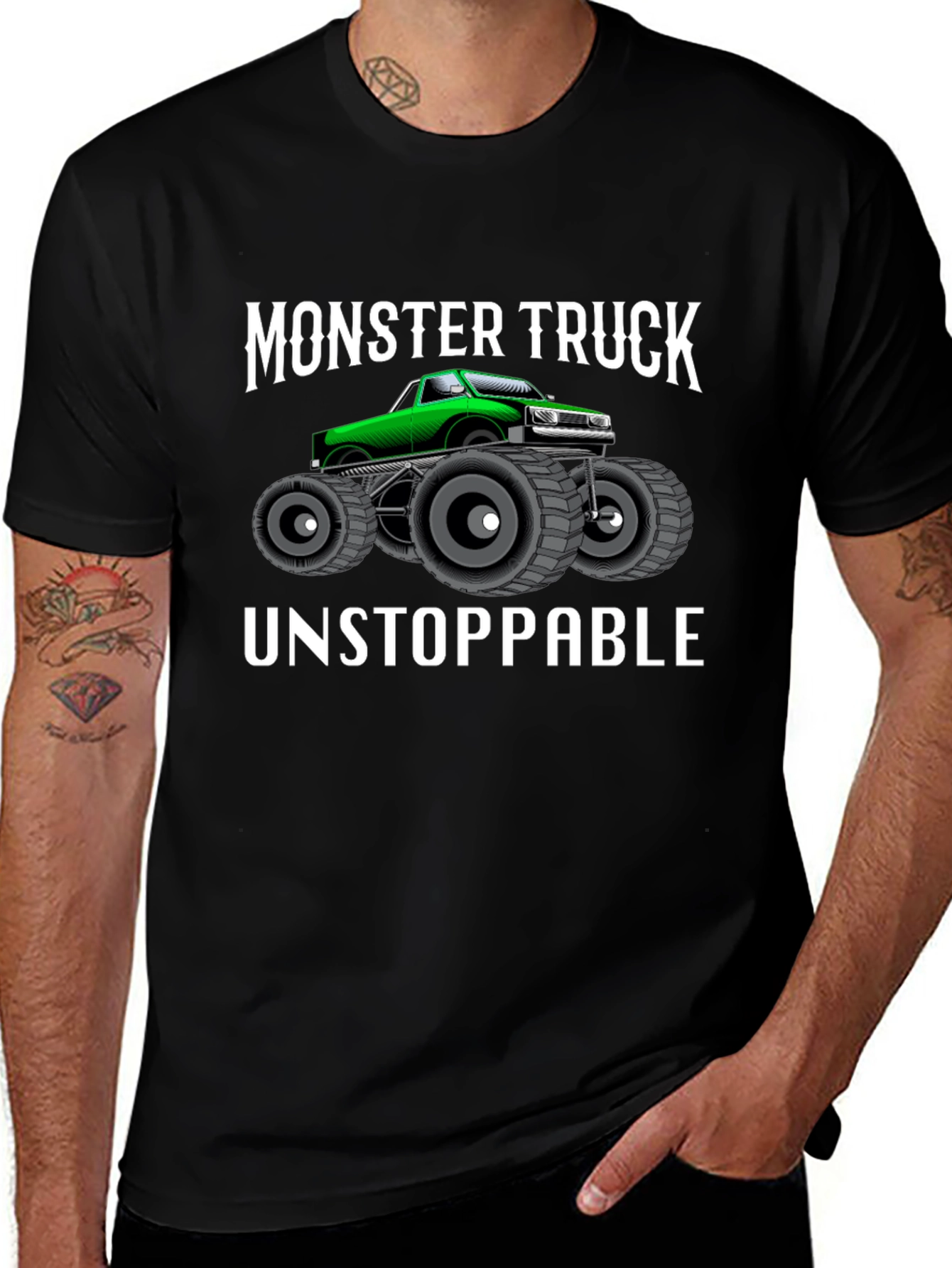 Monster Truck Unstoppable Graphic Tee