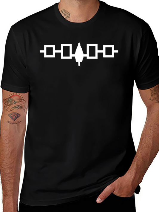Native American Clan Symbol T-Shirt - Black
