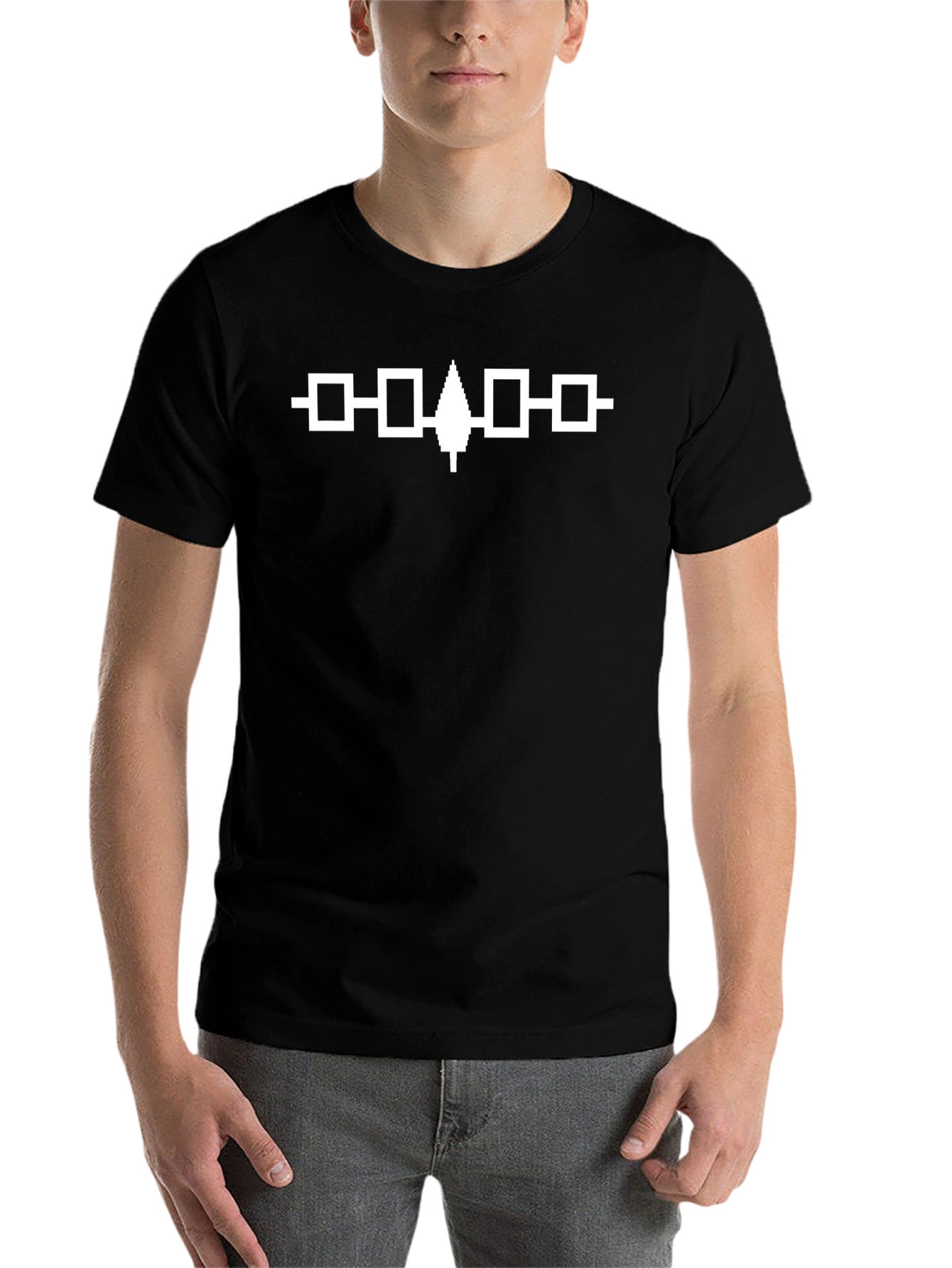 Native American Clan Symbol T-Shirt - Black