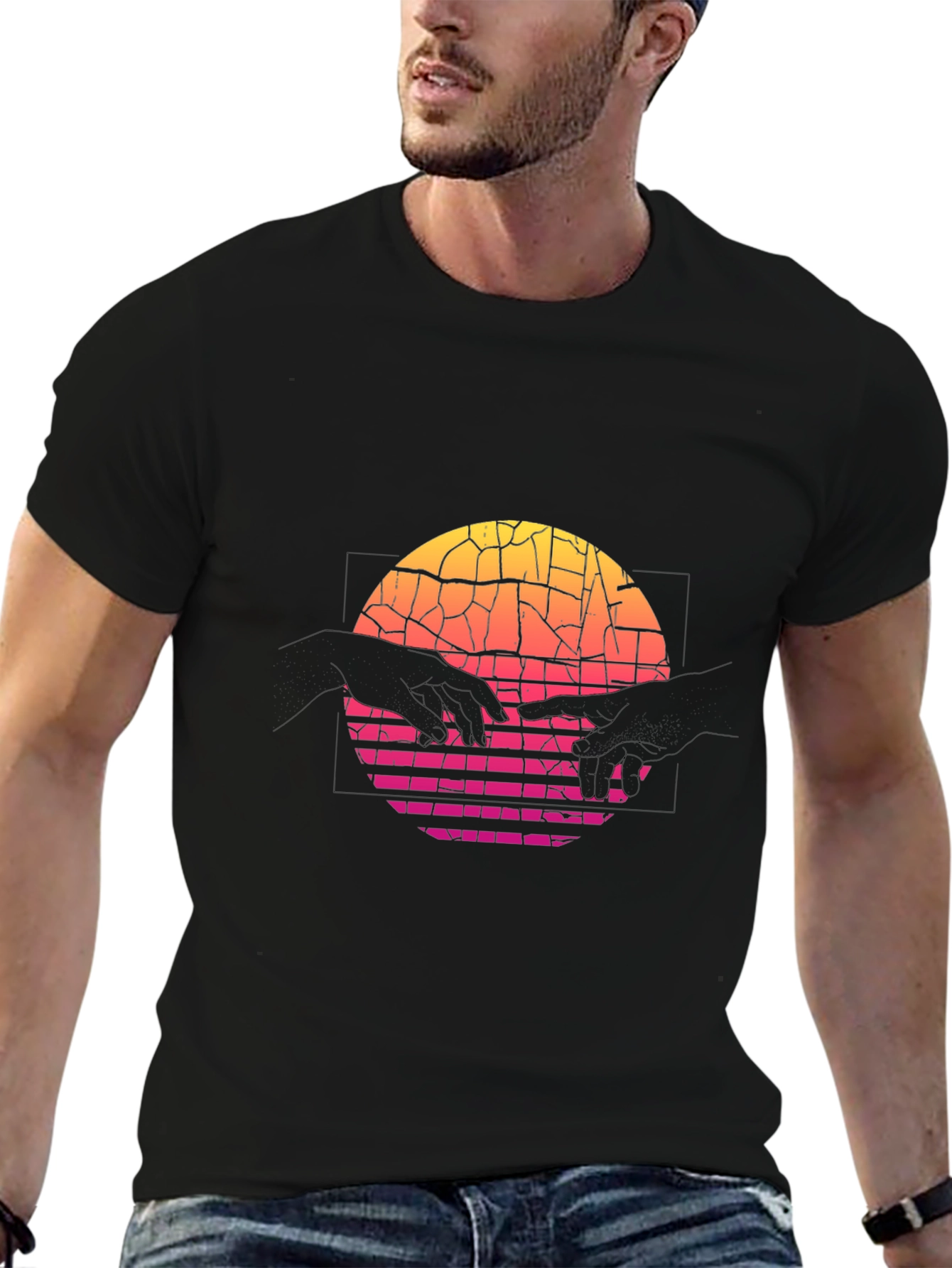 Retro Creation of Adam T-Shirt