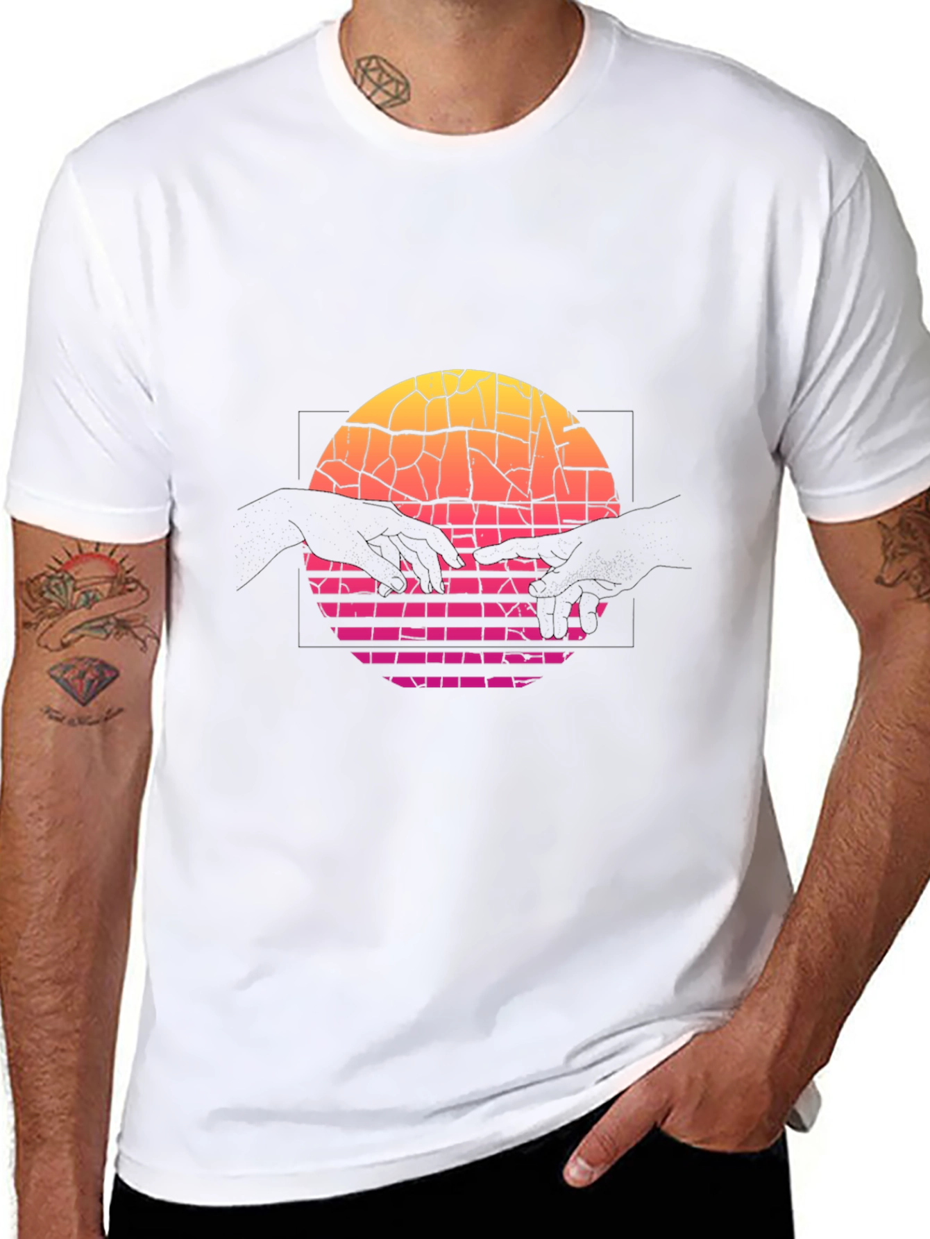 Retro Creation of Adam T-Shirt
