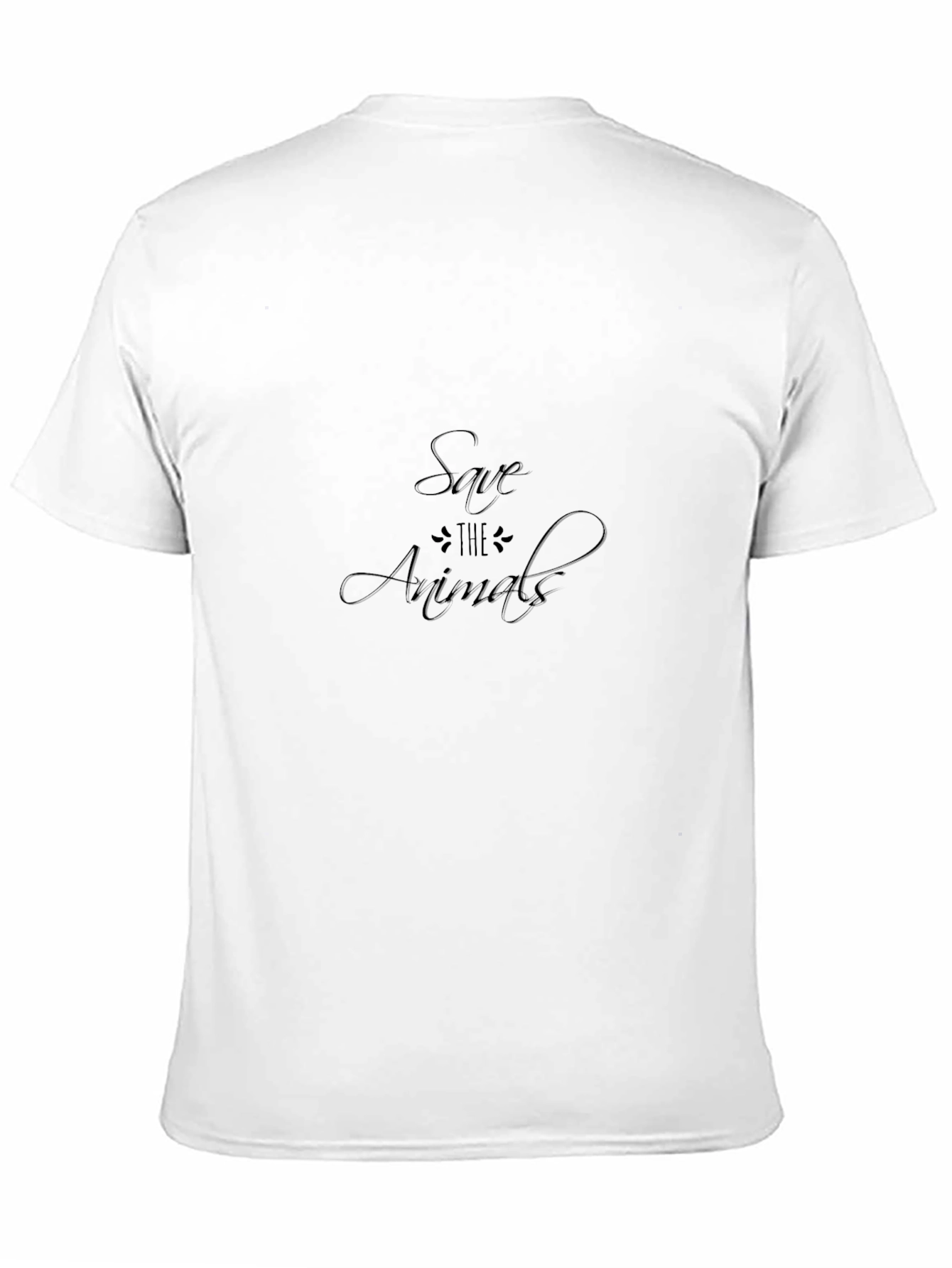 Save the Animals Graphic Tee - Black