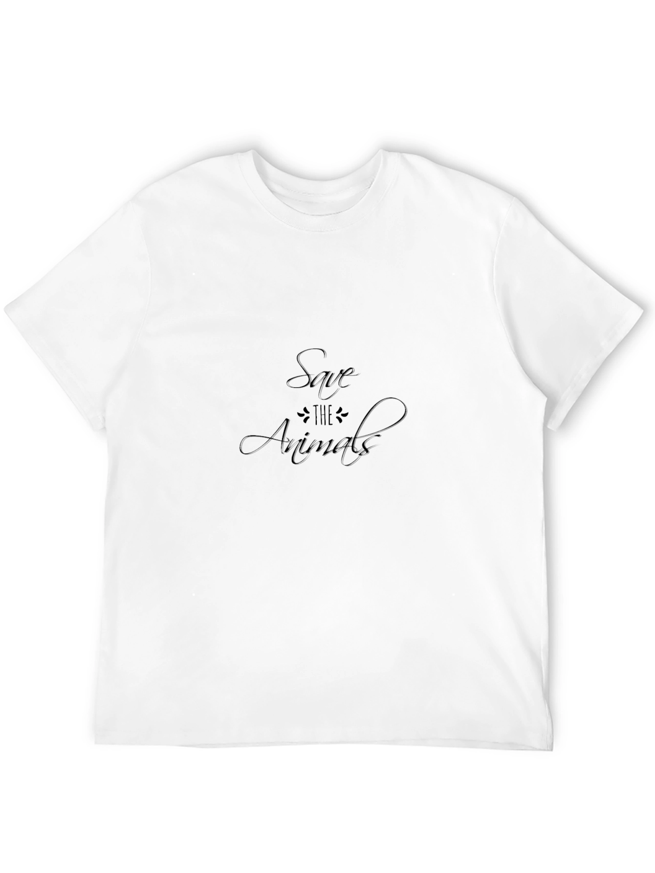 Save the Animals Graphic Tee - Black