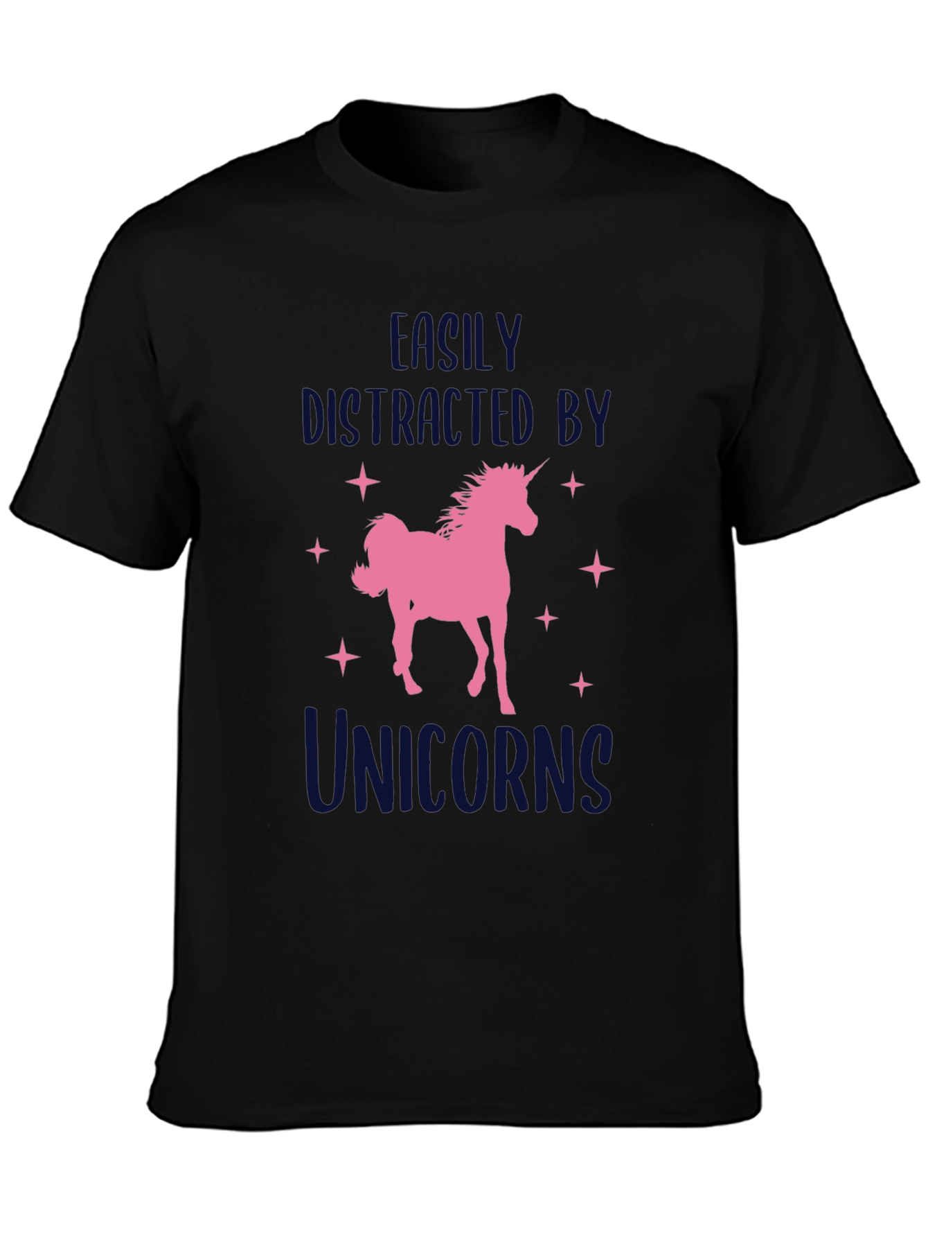 Unicorn Lover T-Shirt - Easily Distracted