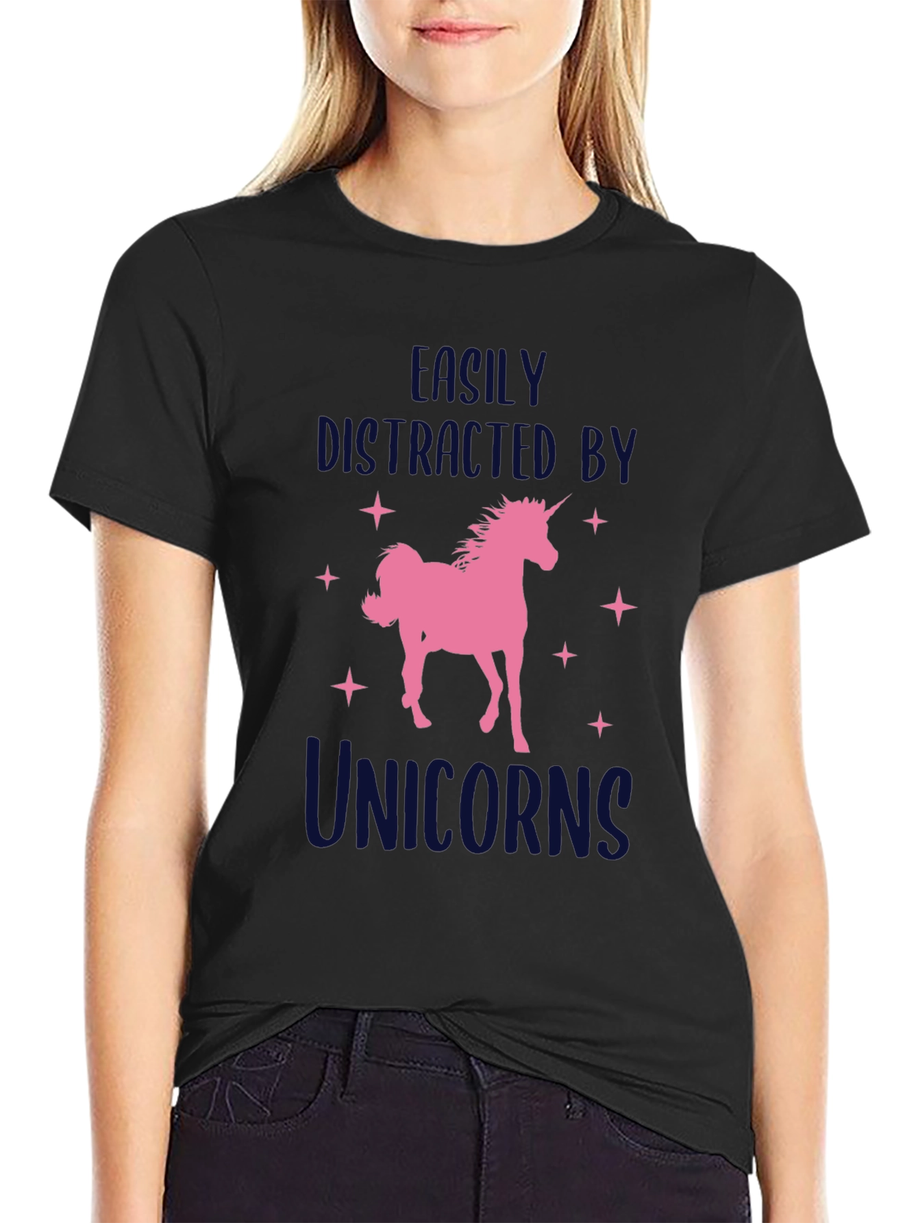 Unicorn Lover T-Shirt - Easily Distracted