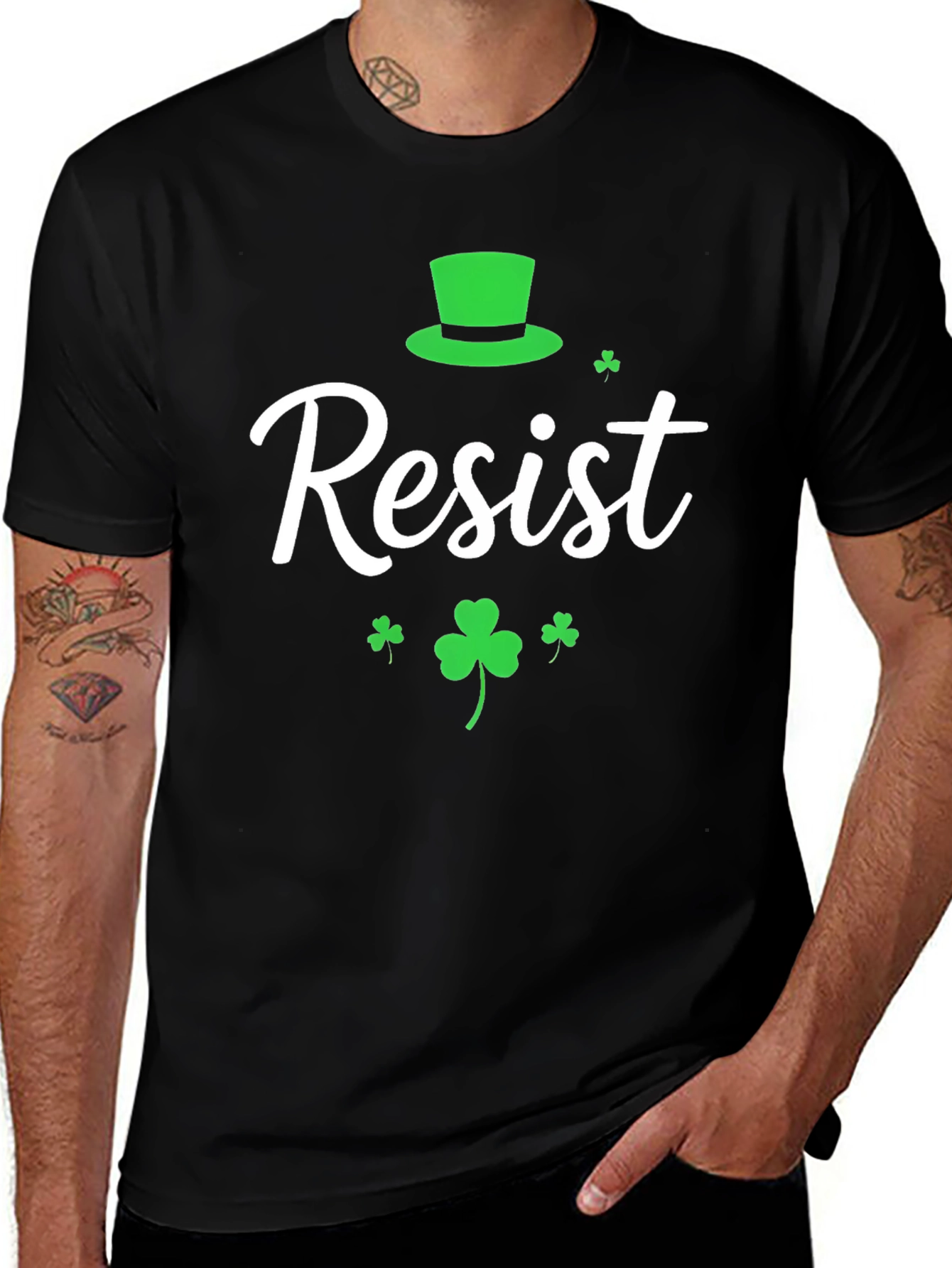 Resist St. Patricks Day Graphic Tee