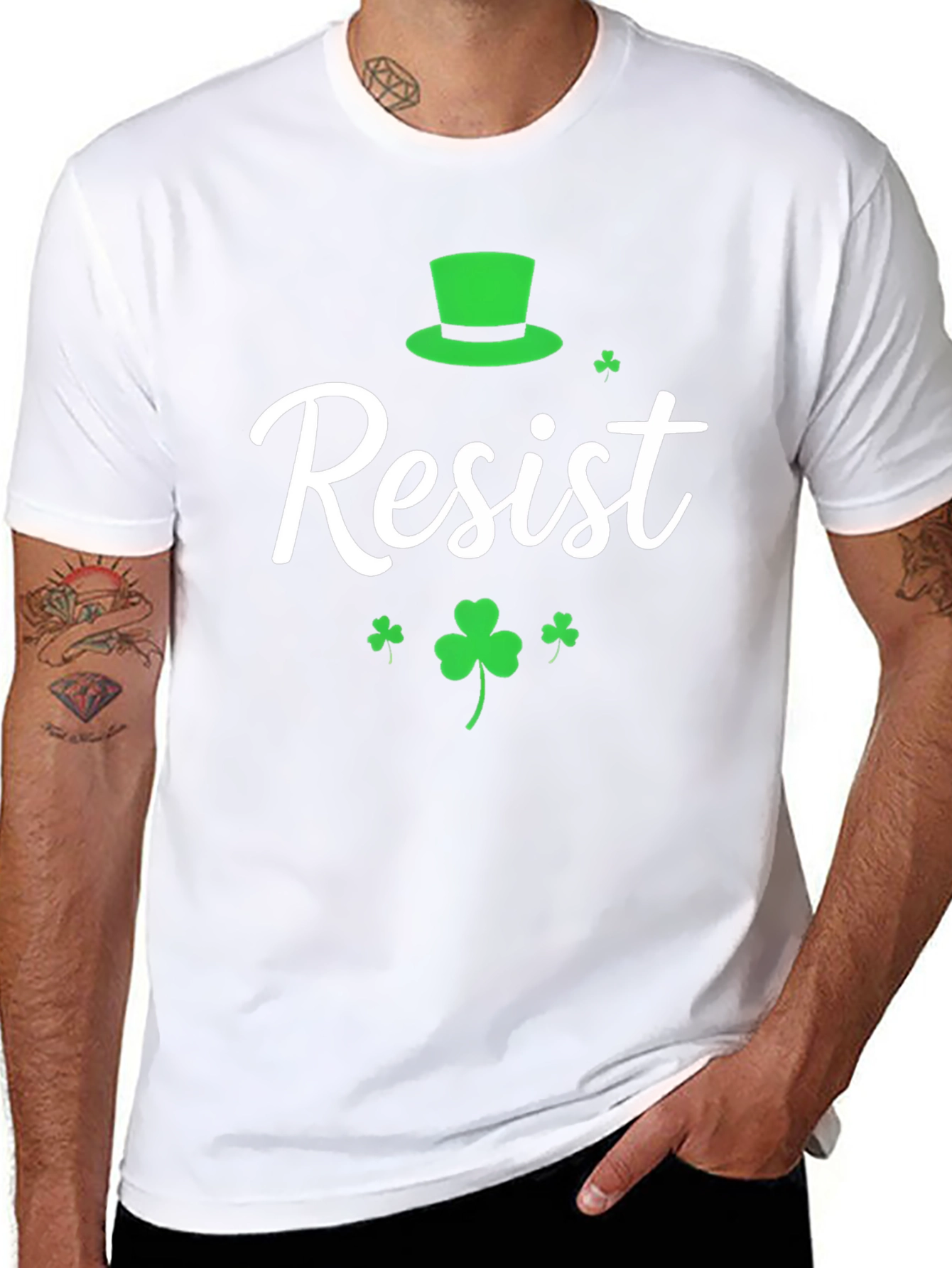 Resist St. Patricks Day Graphic Tee