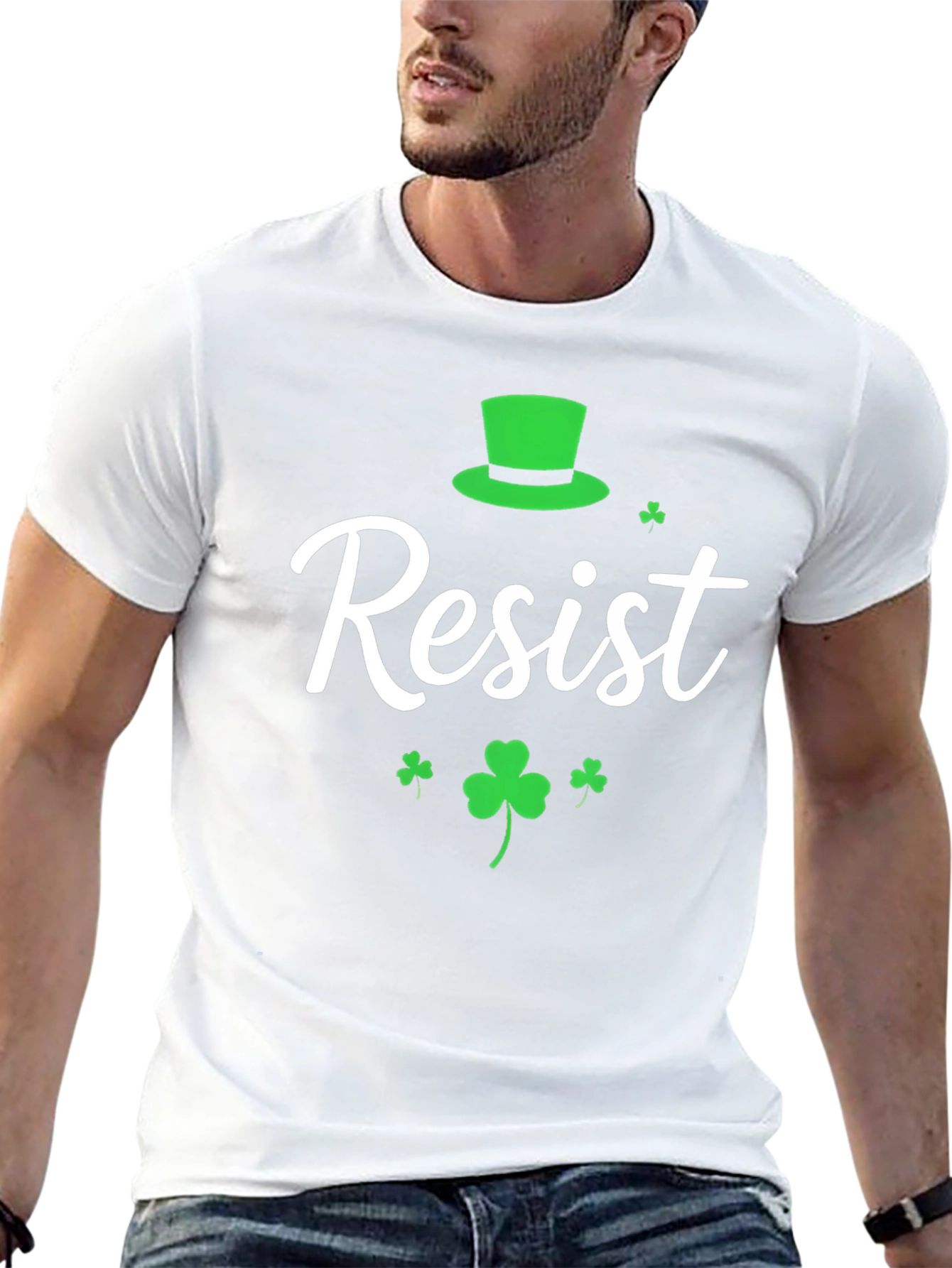 Resist St. Patricks Day Graphic Tee
