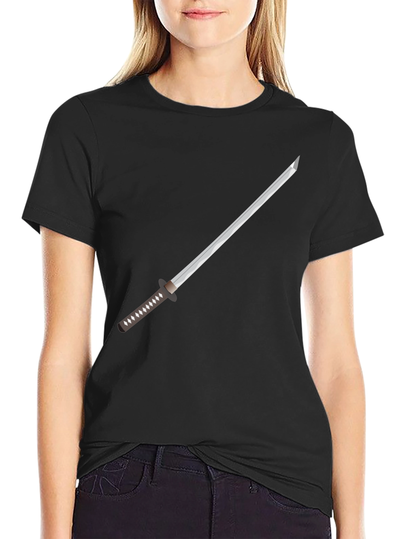 Katana Graphic Tee - Samurai Sword T-Shirt