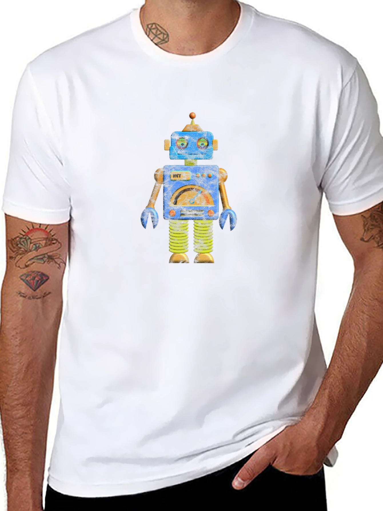 Retro Robot Graphic Tee