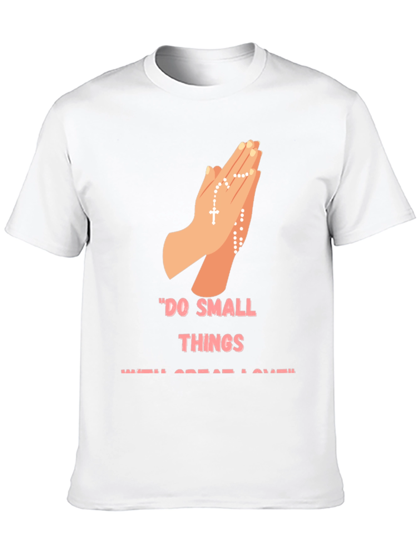 Inspirational Graphic Print Crewneck T-Shirt