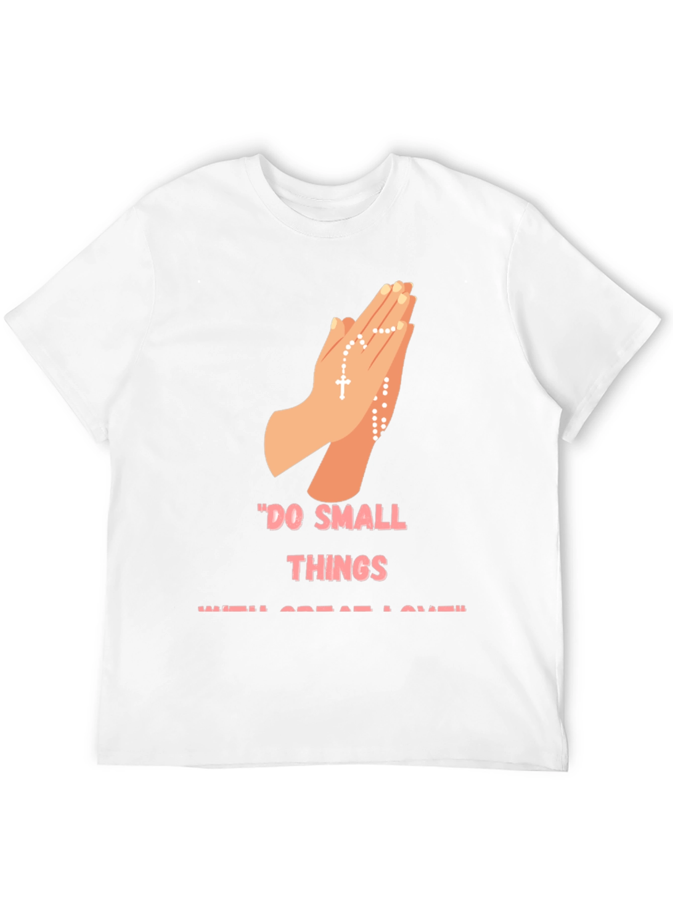 Inspirational Graphic Print Crewneck T-Shirt