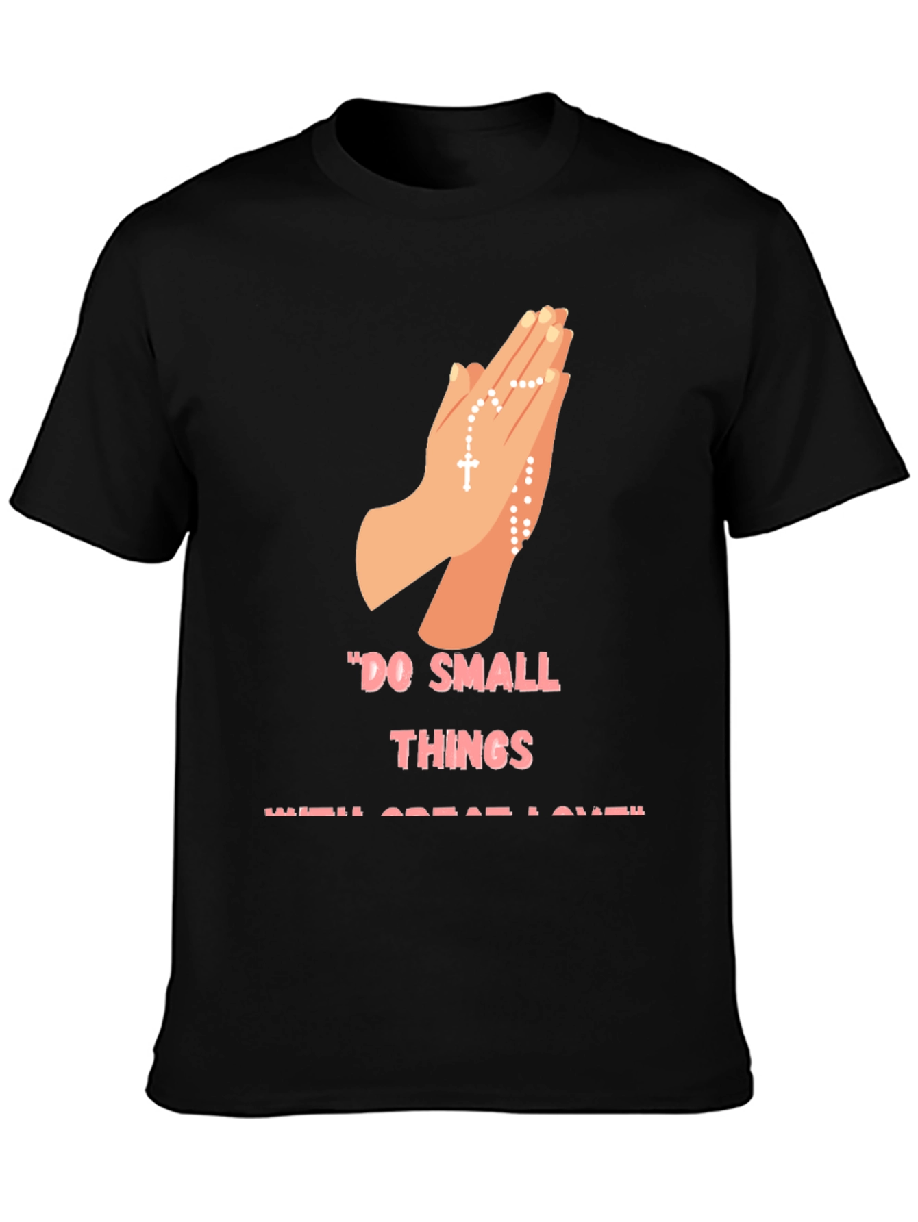 Inspirational Graphic Print Crewneck T-Shirt