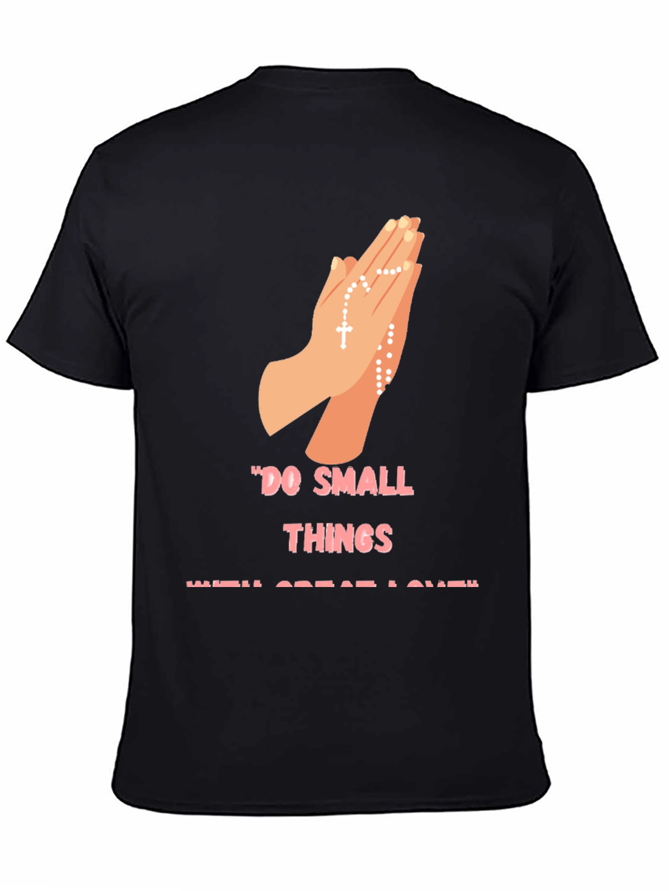 Inspirational Graphic Print Crewneck T-Shirt