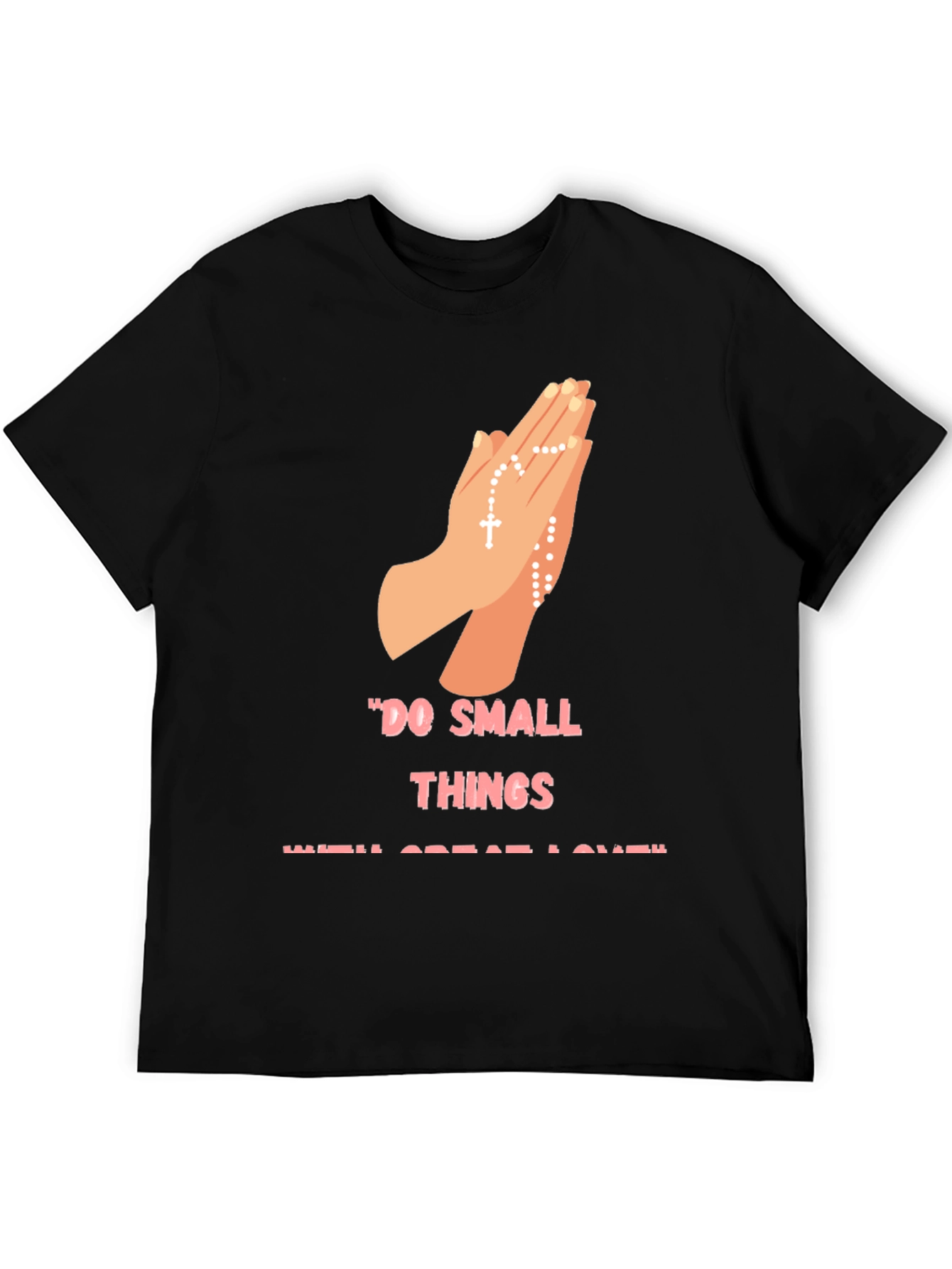 Inspirational Graphic Print Crewneck T-Shirt
