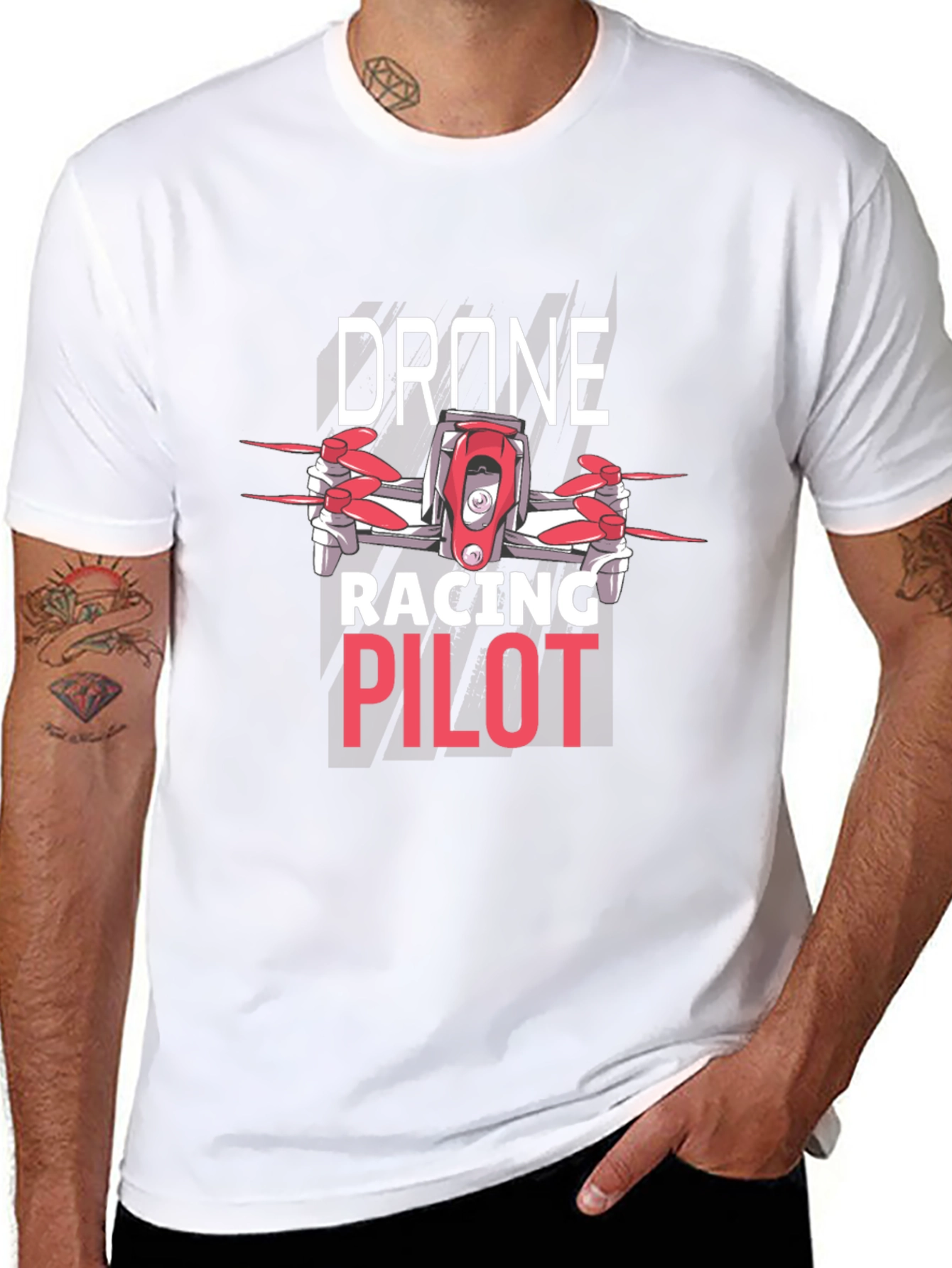 Drone Racing Pilot Graphic T-Shirt