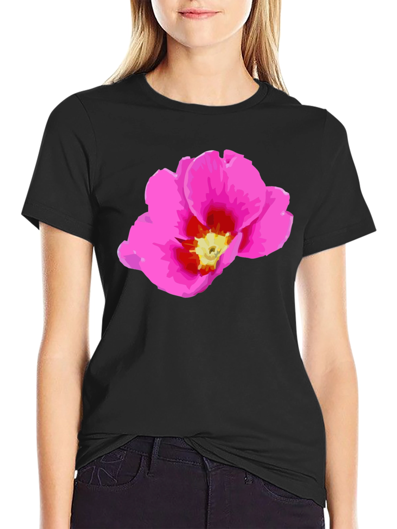 Floral Print T-Shirt - Stylish Casual Wear