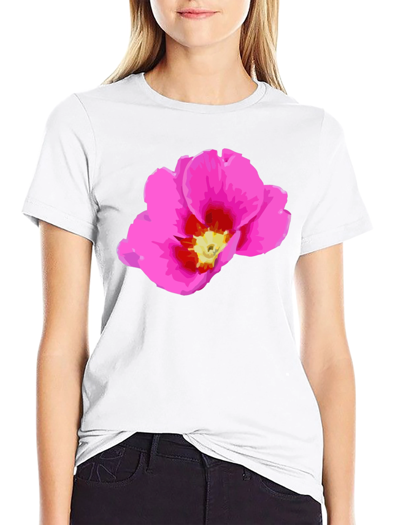 Floral Print T-Shirt - Stylish Casual Wear