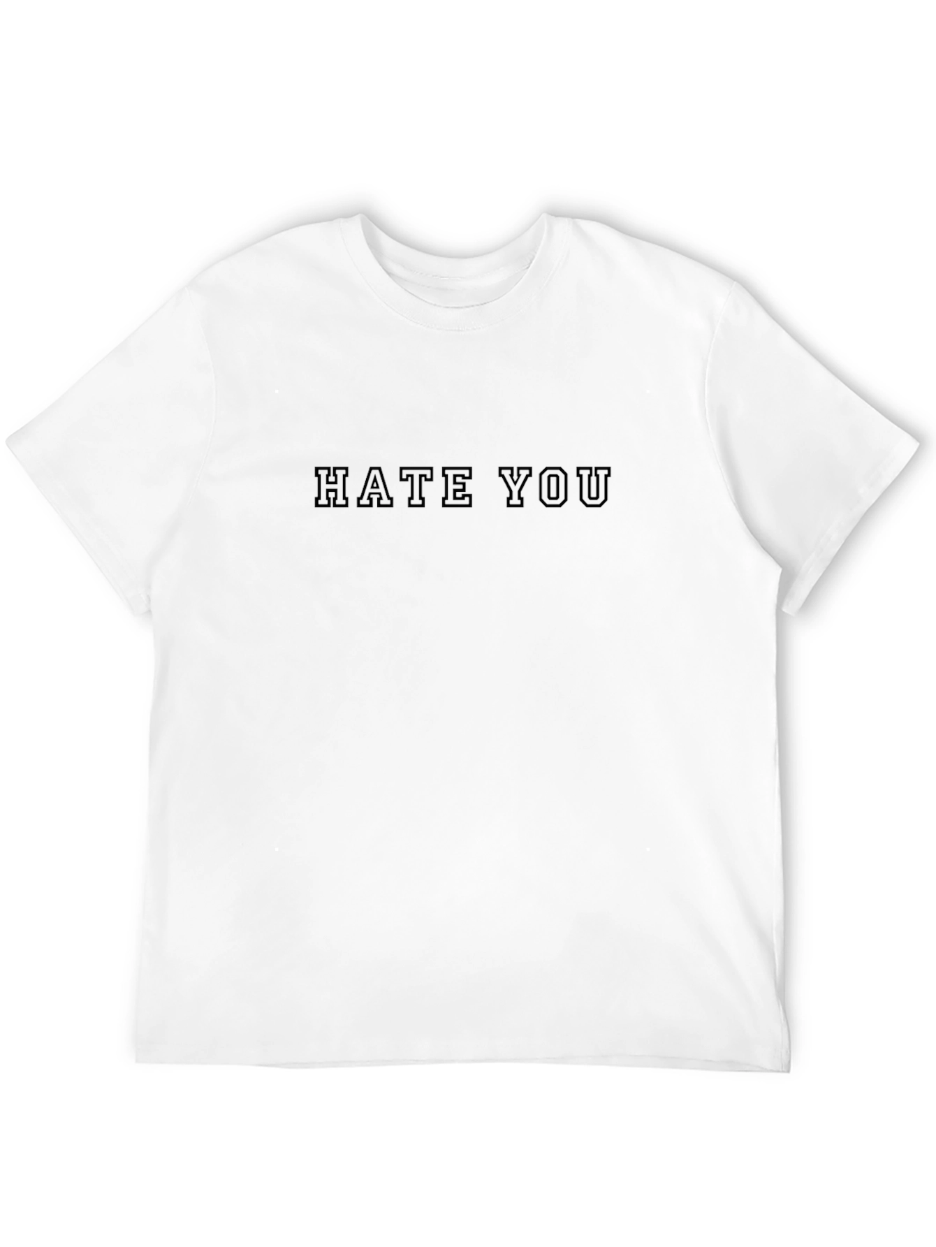 Hate You Graphic Tee - Casual Comfort
